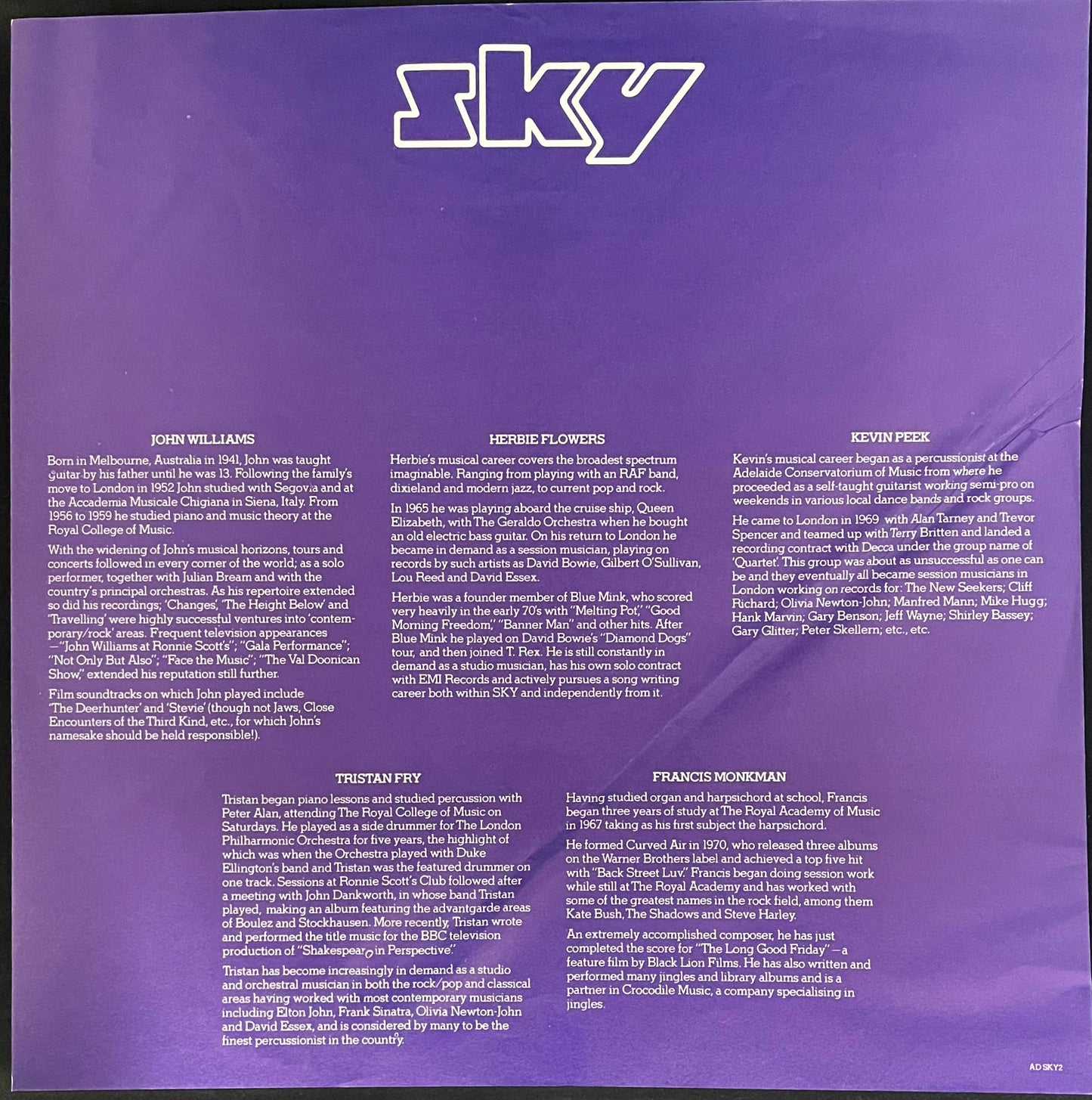 Sky – Sky 2 - USED Vinyl 2LP