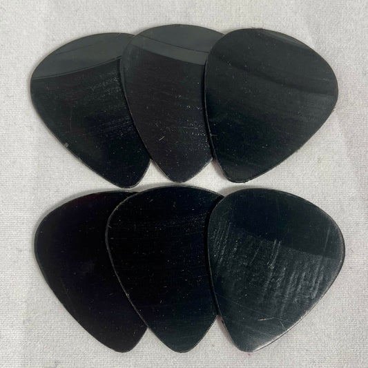 Guitar Picks made from Repurposed Vinyl Records - Pack 6