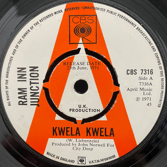 Ram Inn Junction – Kwela Kwela – USED Vinyl 7" Single PROMO