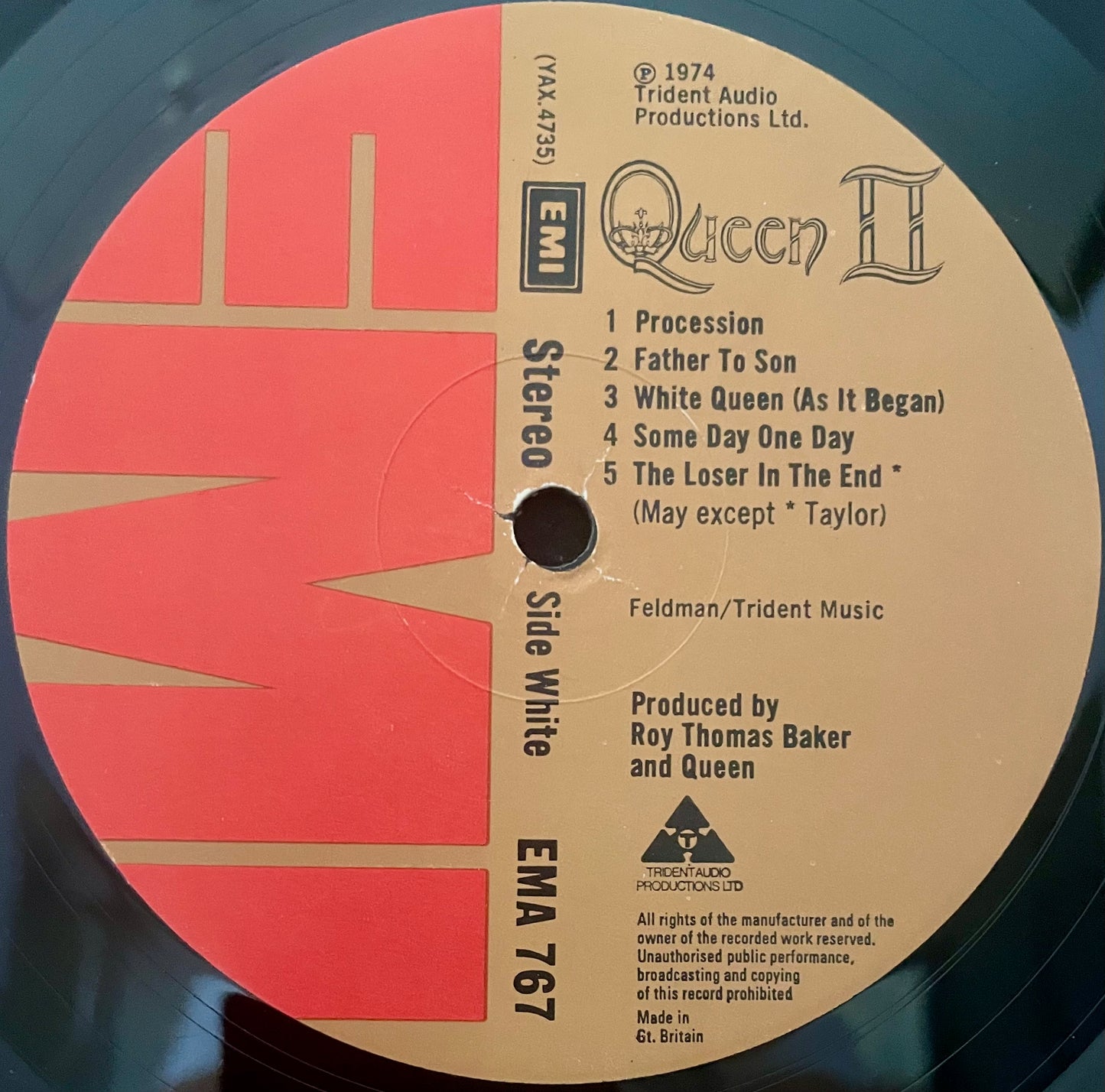 Queen ‎– Queen II - USED Vinyl LP