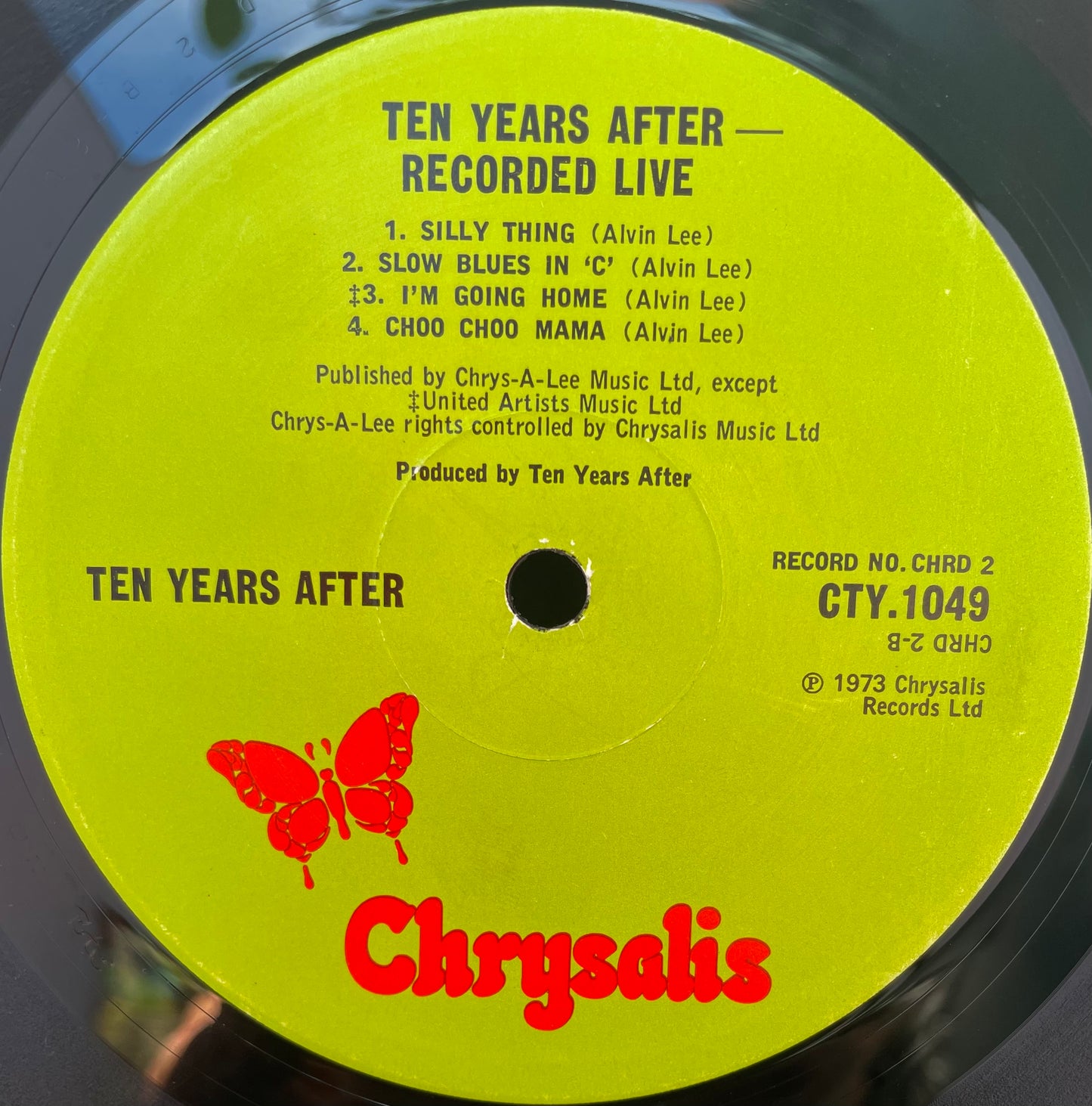 Ten Years After – Recorded Live - USED Vinyl 2LP