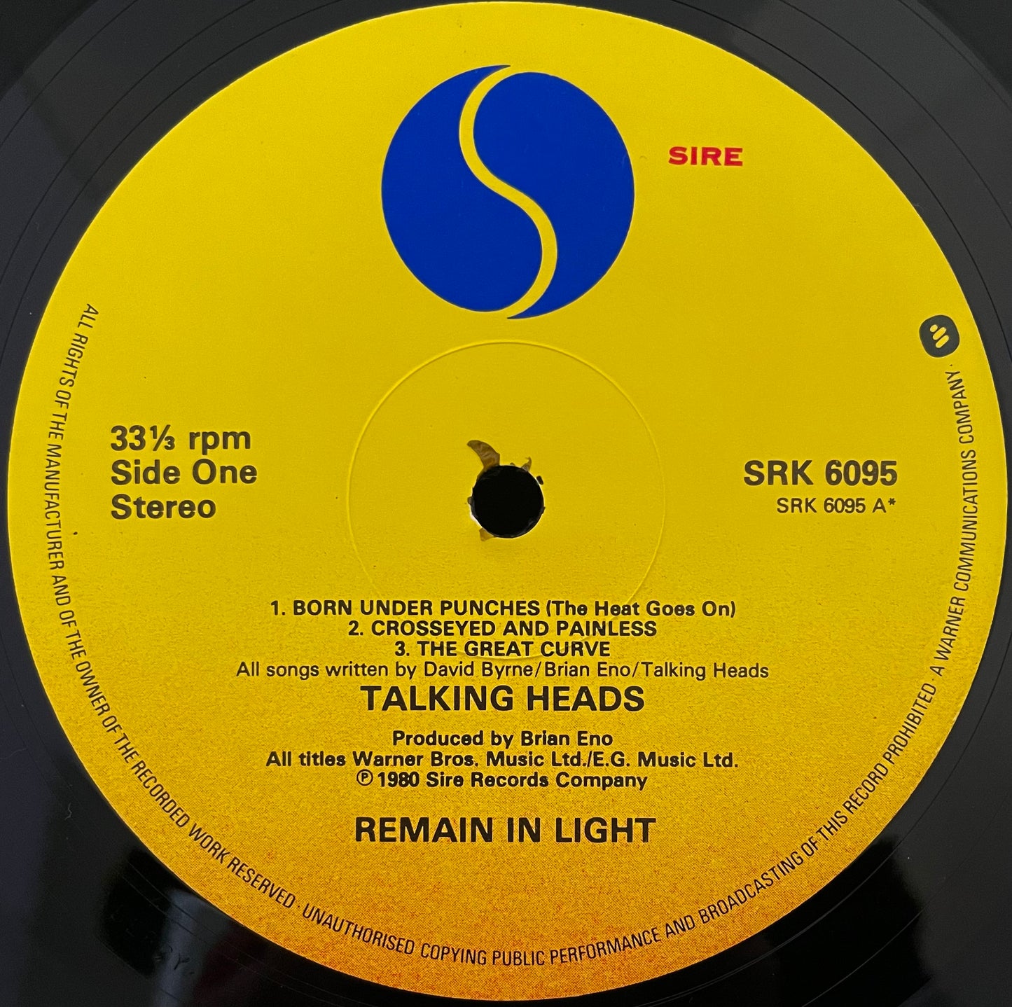 Talking Heads – Remain In Light - USED Vinyl LP