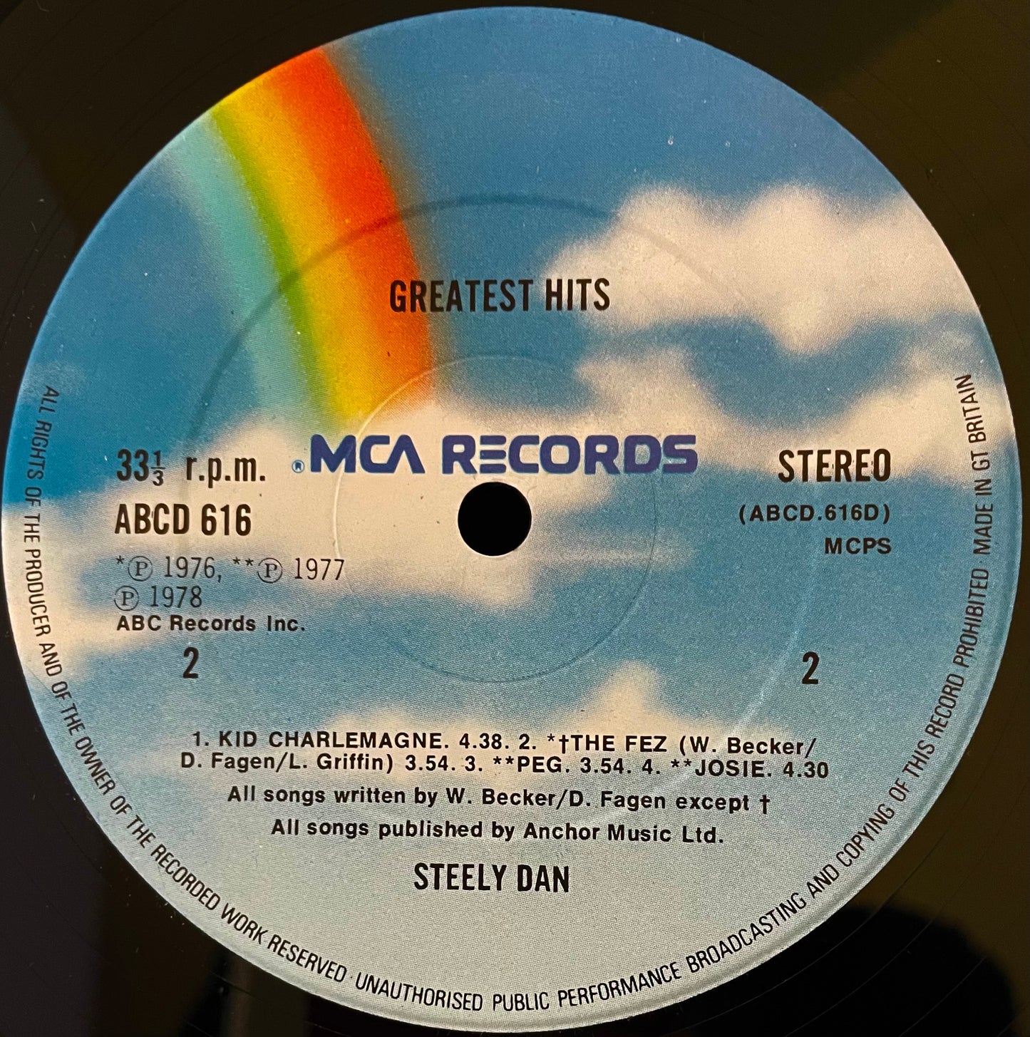 Steely Dan – Greatest Hits - USED Vinyl 2LP