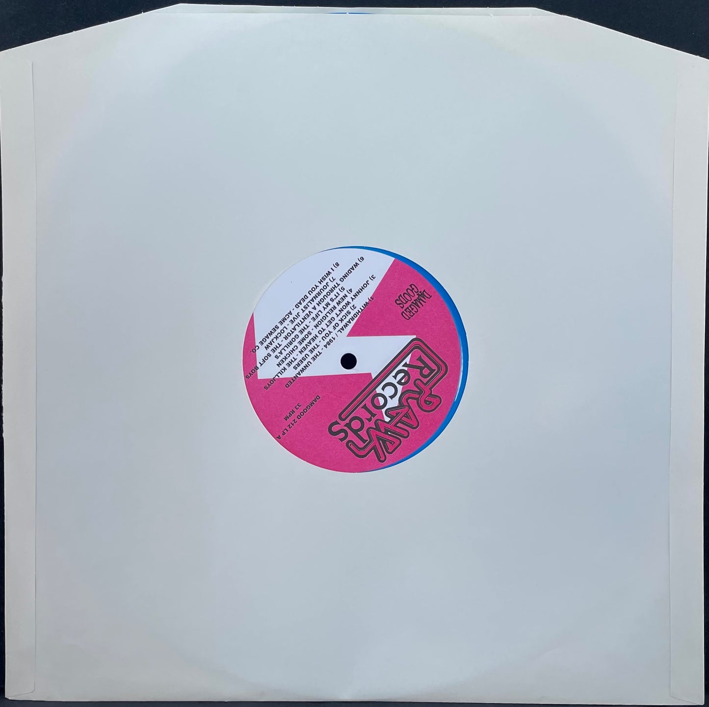 Various – Oh No It's More From Raw - USED BLUE Vinyl LP