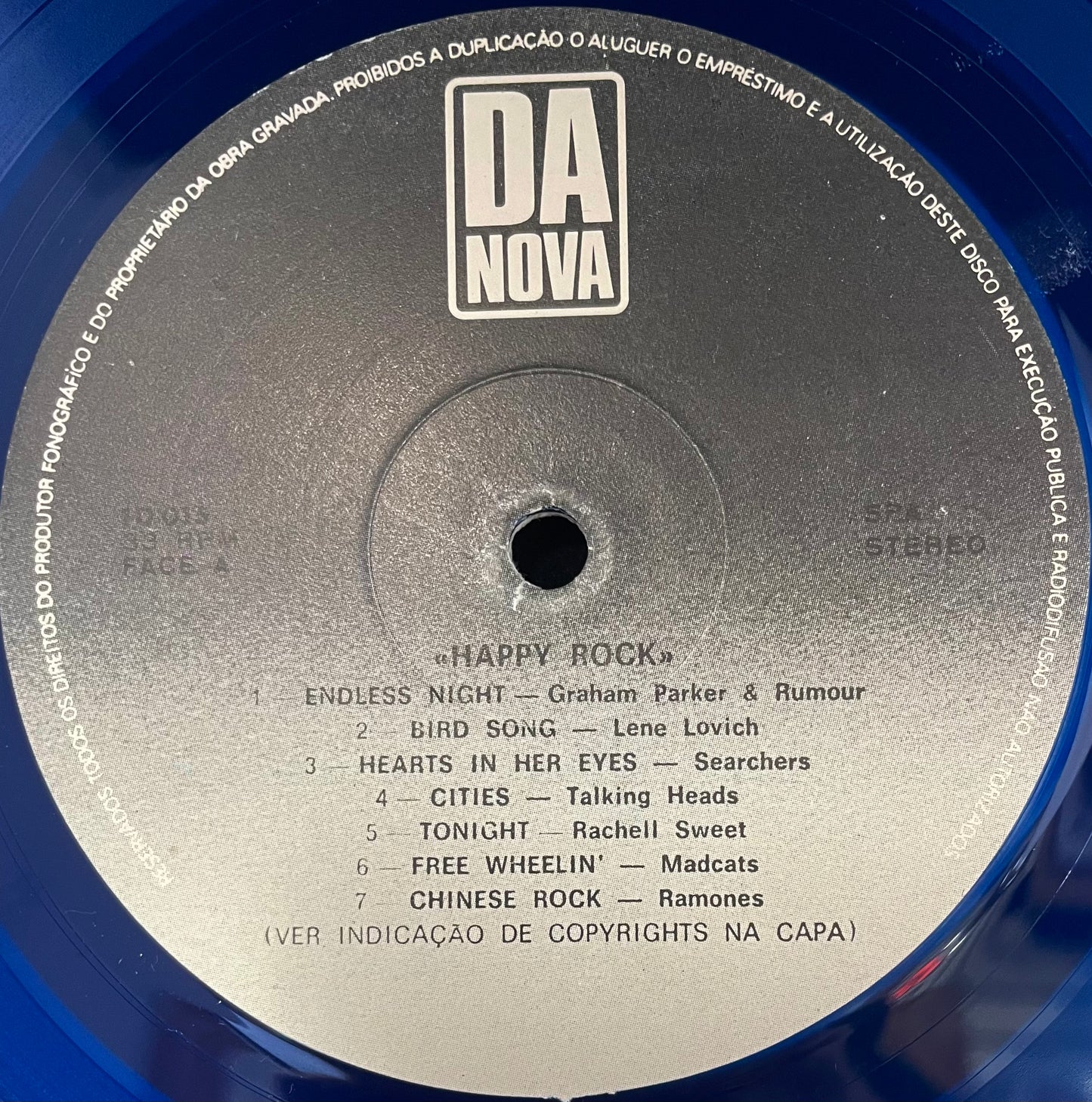 Various – Happy Rock - O Máximo Da New Wave - USED Blue/Red Translucent Vinyl 2LP + T-Shirt