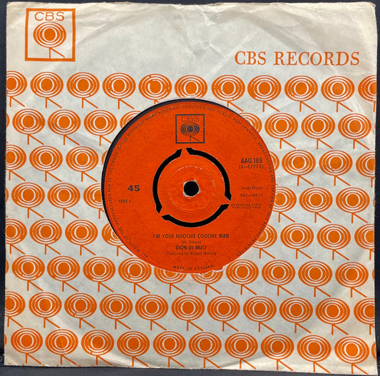 Dion Di Muci – I'm Your Hoochie Coochie Man / The Road I'm On – gebrauchte 7"-Vinyl-Single MONO