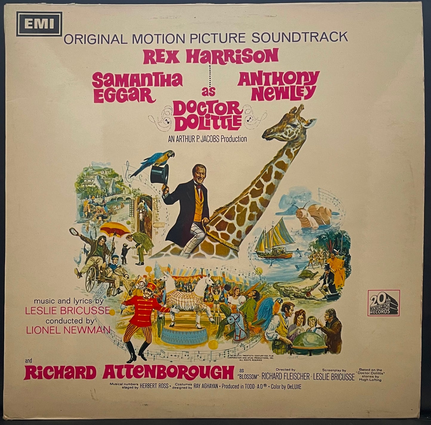 Leslie Bricusse – Doctor Dolittle – Original-Filmsoundtrack – gebrauchte Vinyl-LP