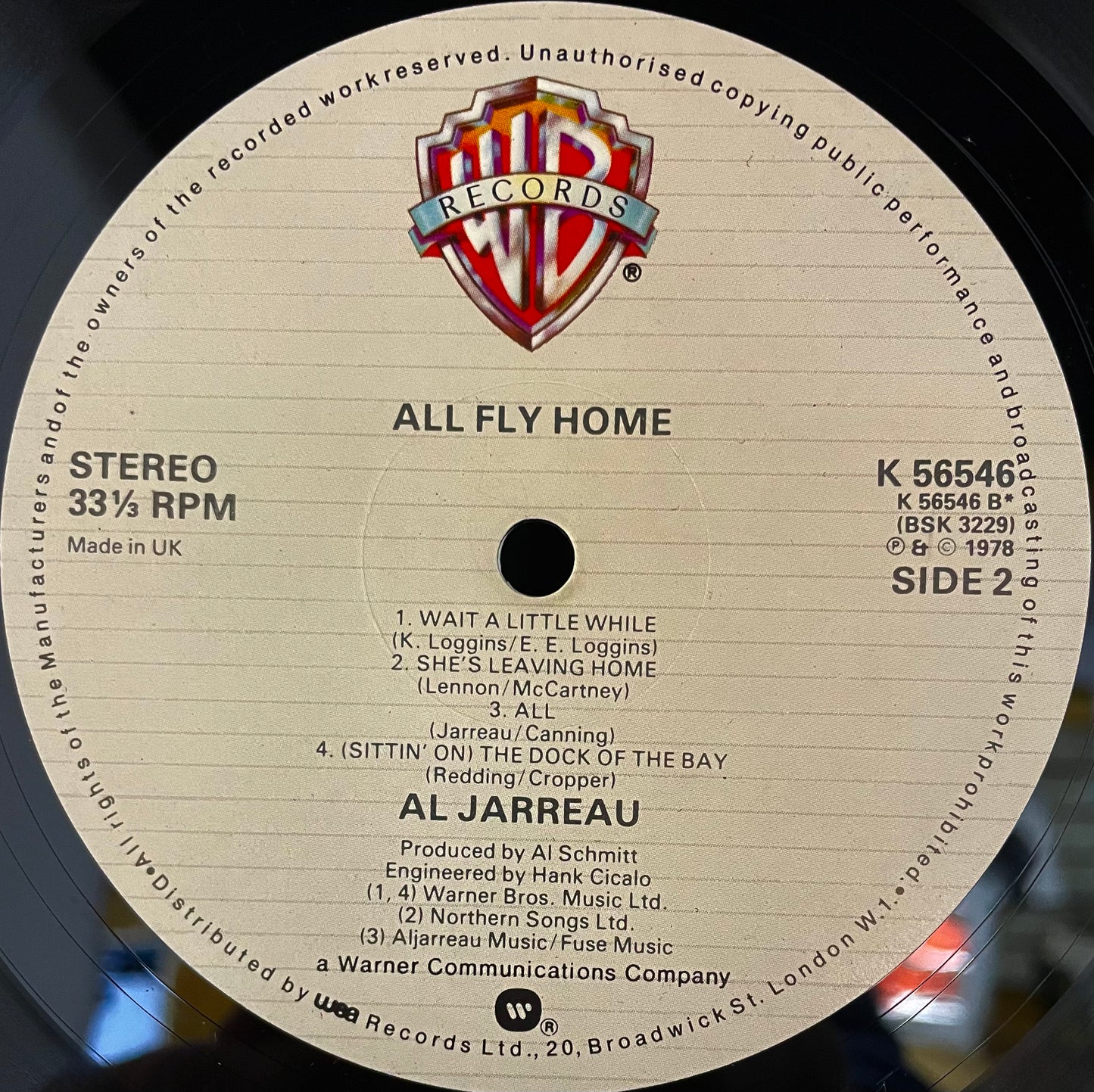 Al Jarreau – All Fly Home - USED Vinyl LP