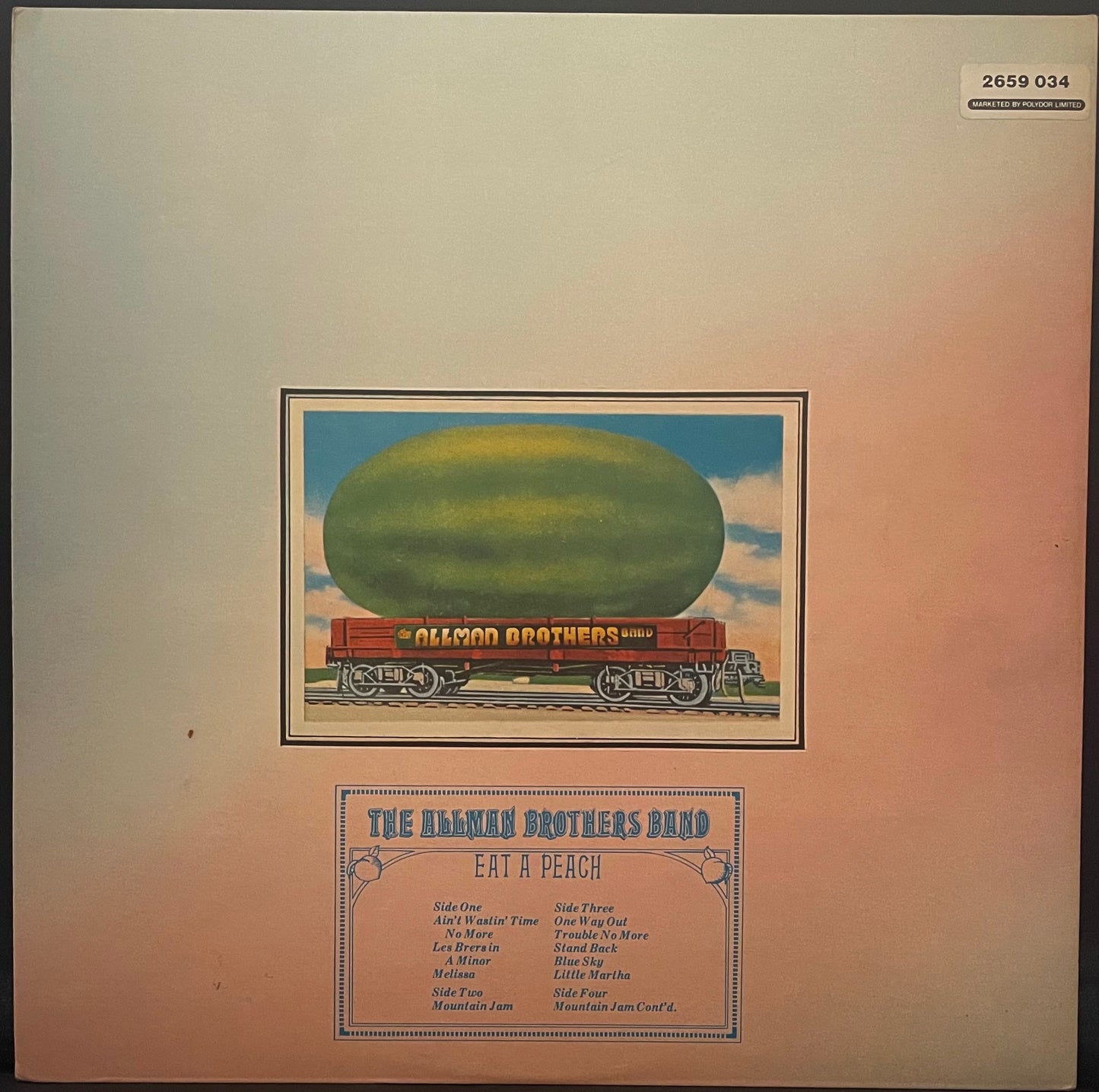 The Allman Brothers Band – Eat A Peach - USED Vinyl 2LP