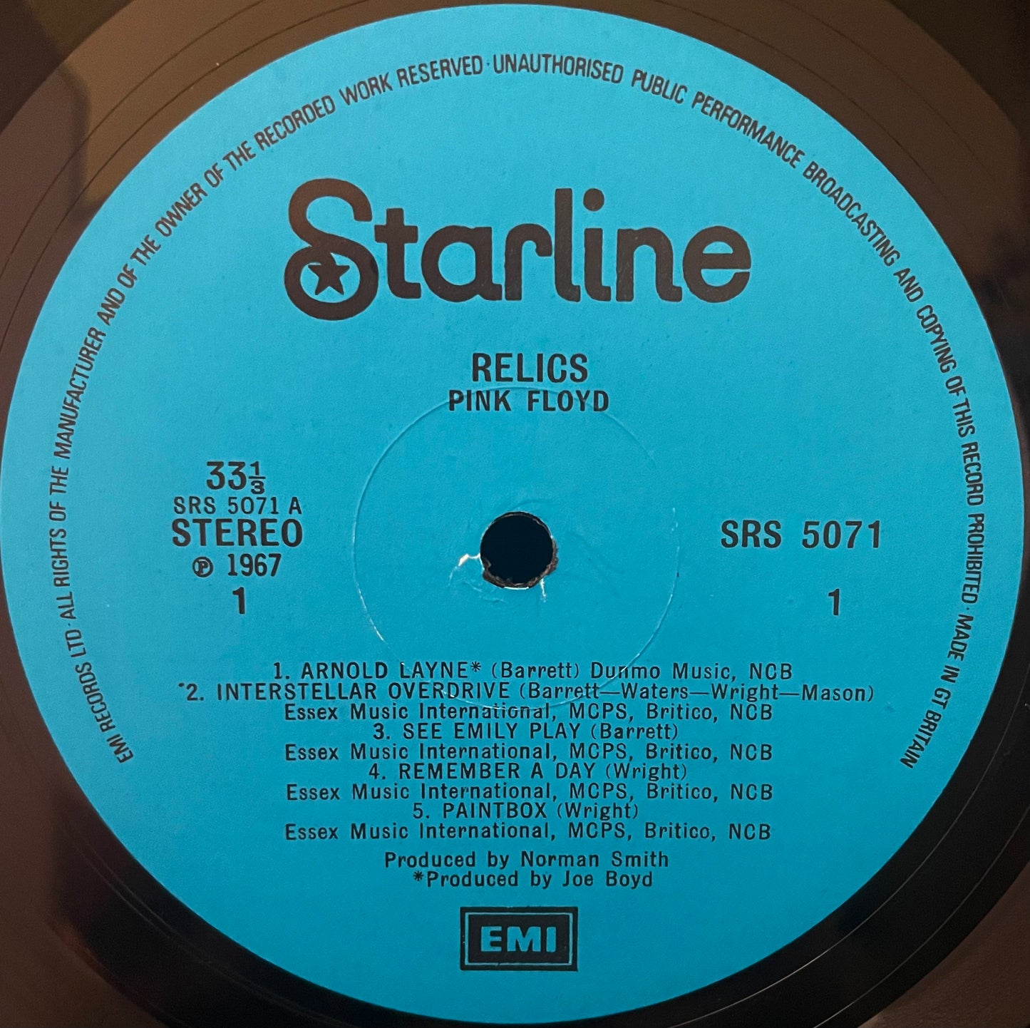 Pink Floyd – Relics - USED Vinyl LP
