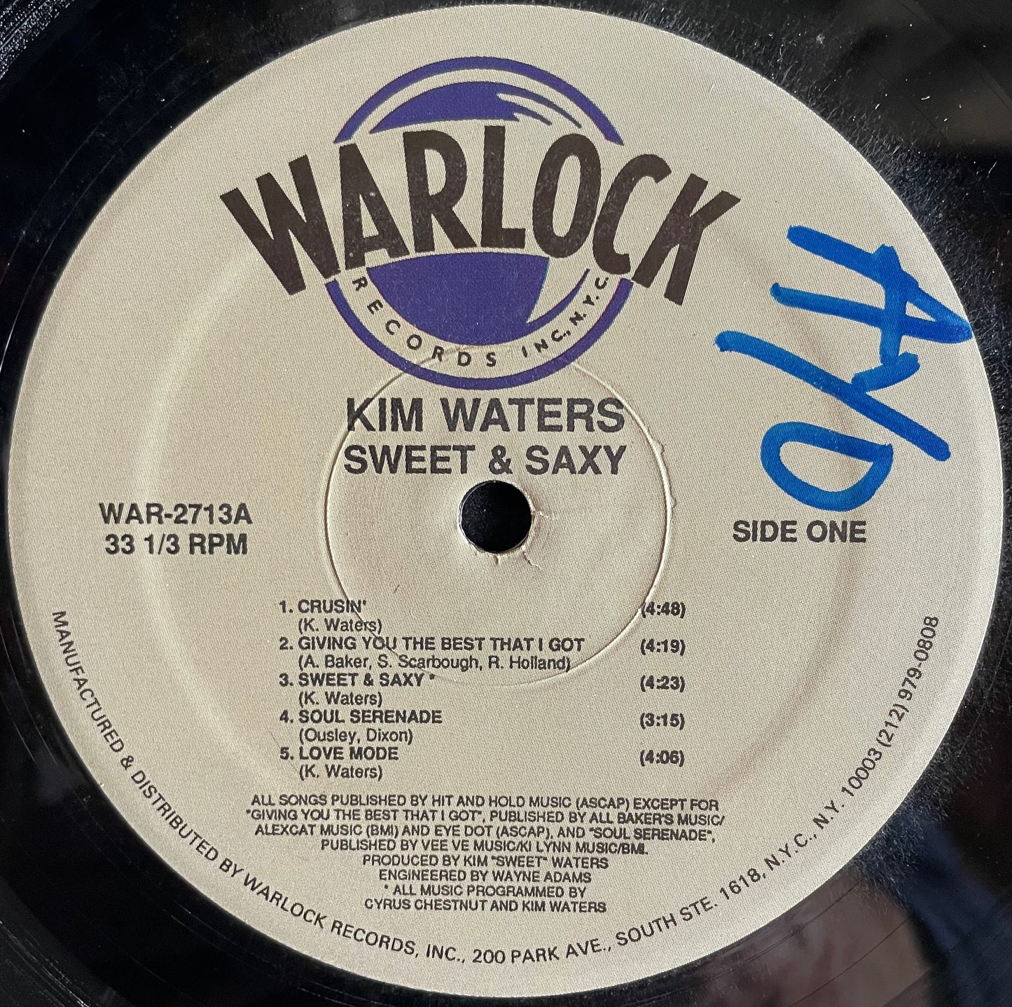 Kim Waters – Sweet & Saxy - USED Vinyl LP