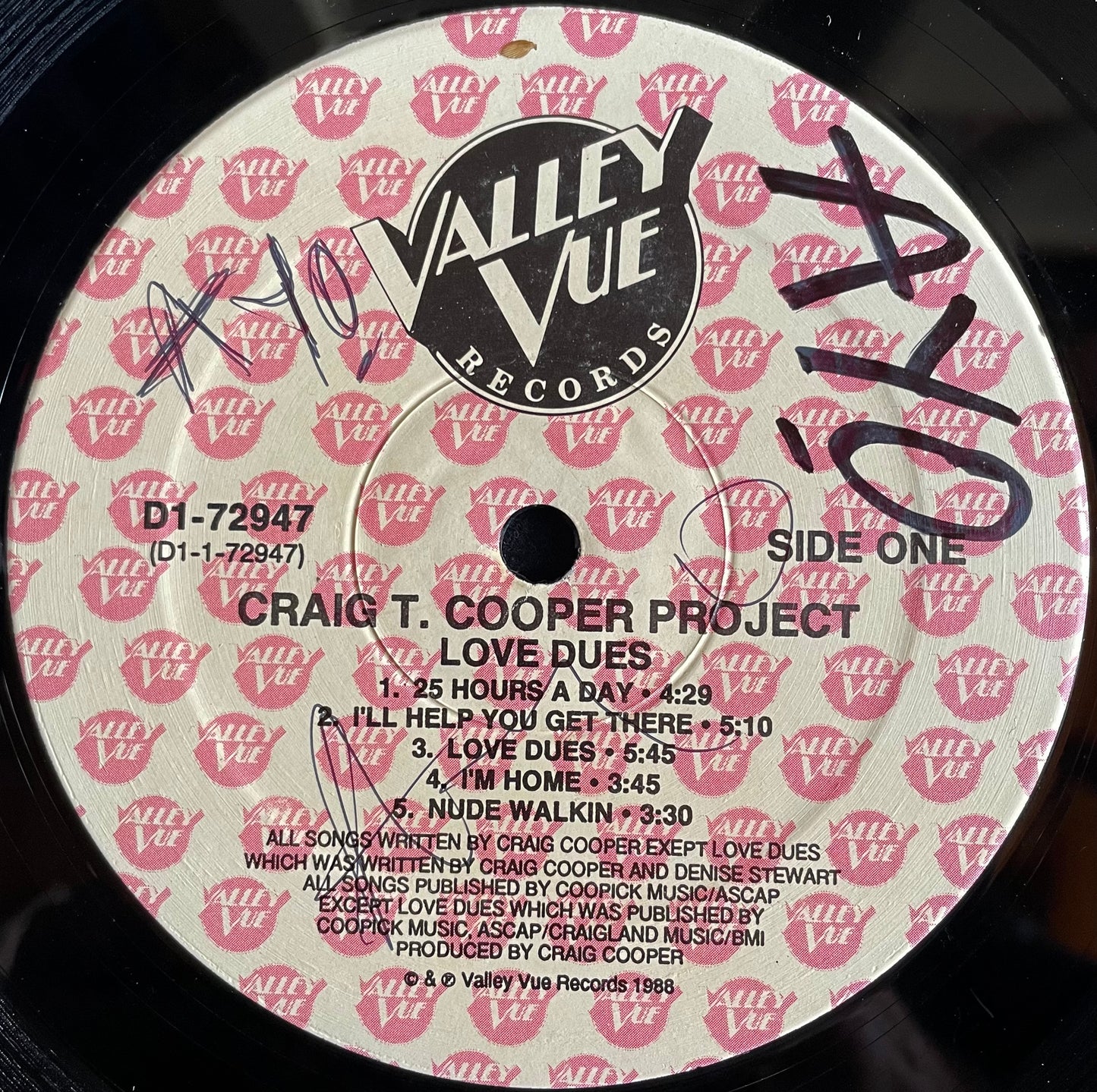 Craig T. Cooper Project – Love Dues - USED Vinyl LP