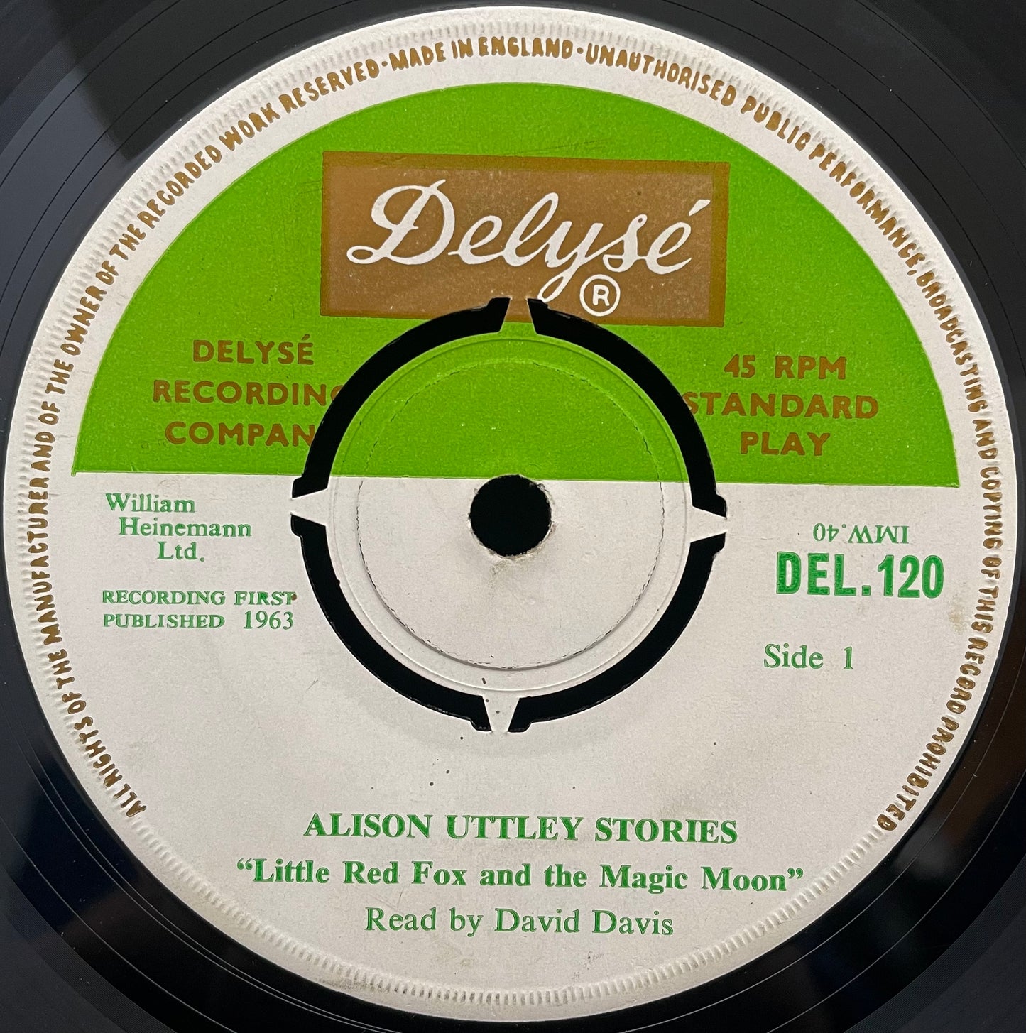 Alison Uttley / David Davis – Little Red Fox And The Magic Moon – gebrauchte 7"-Vinyl-Single