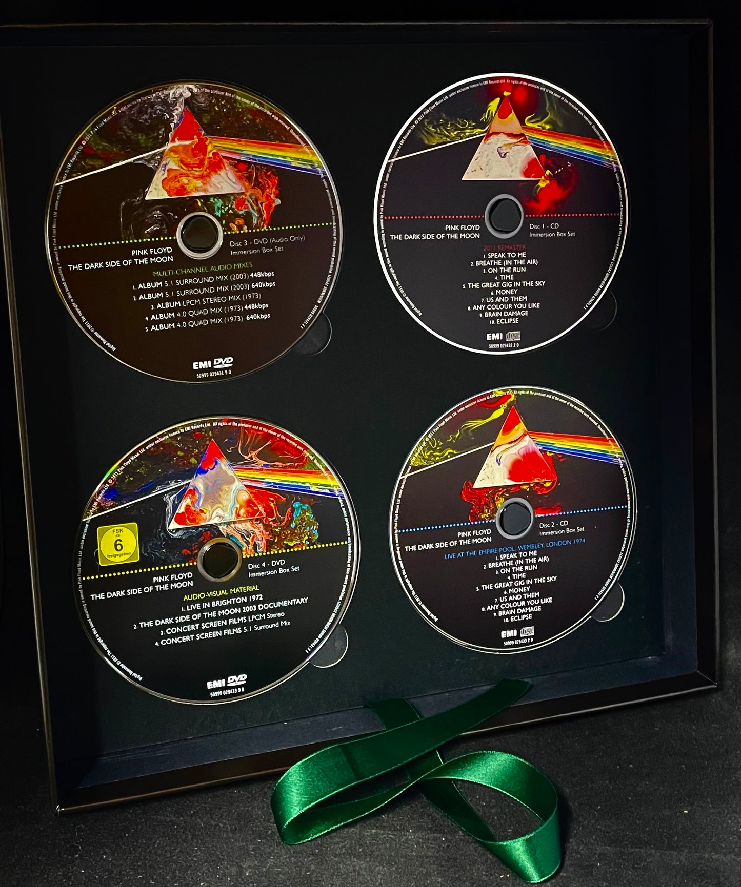Pink Floyd – The Dark Side Of The Moon - Immersion Box Set - USED Limited Collectors' Edition 3CD+2DVD+Blu-ray Box Set