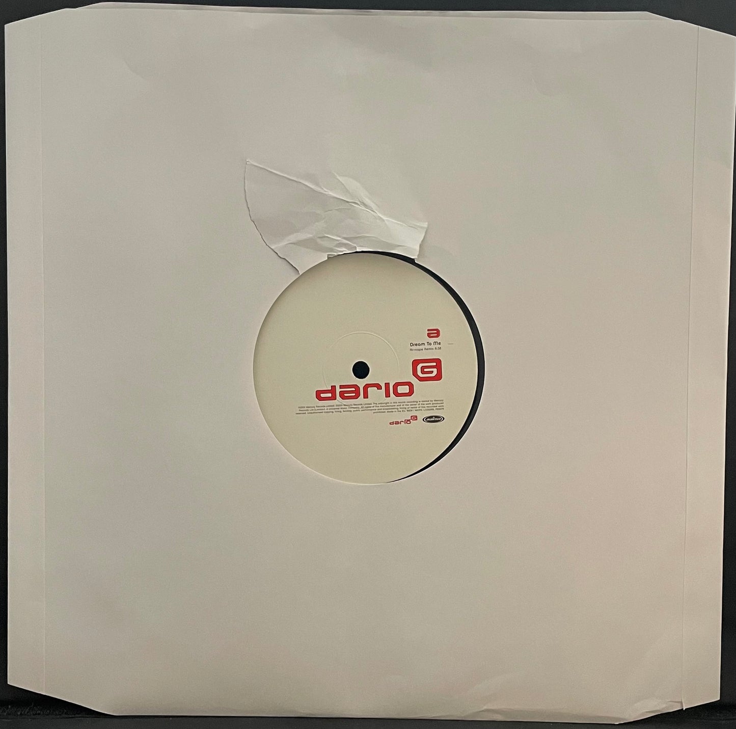 Dario G – Dream To Me – USED Vinyl 12" Single 33⅓rpm