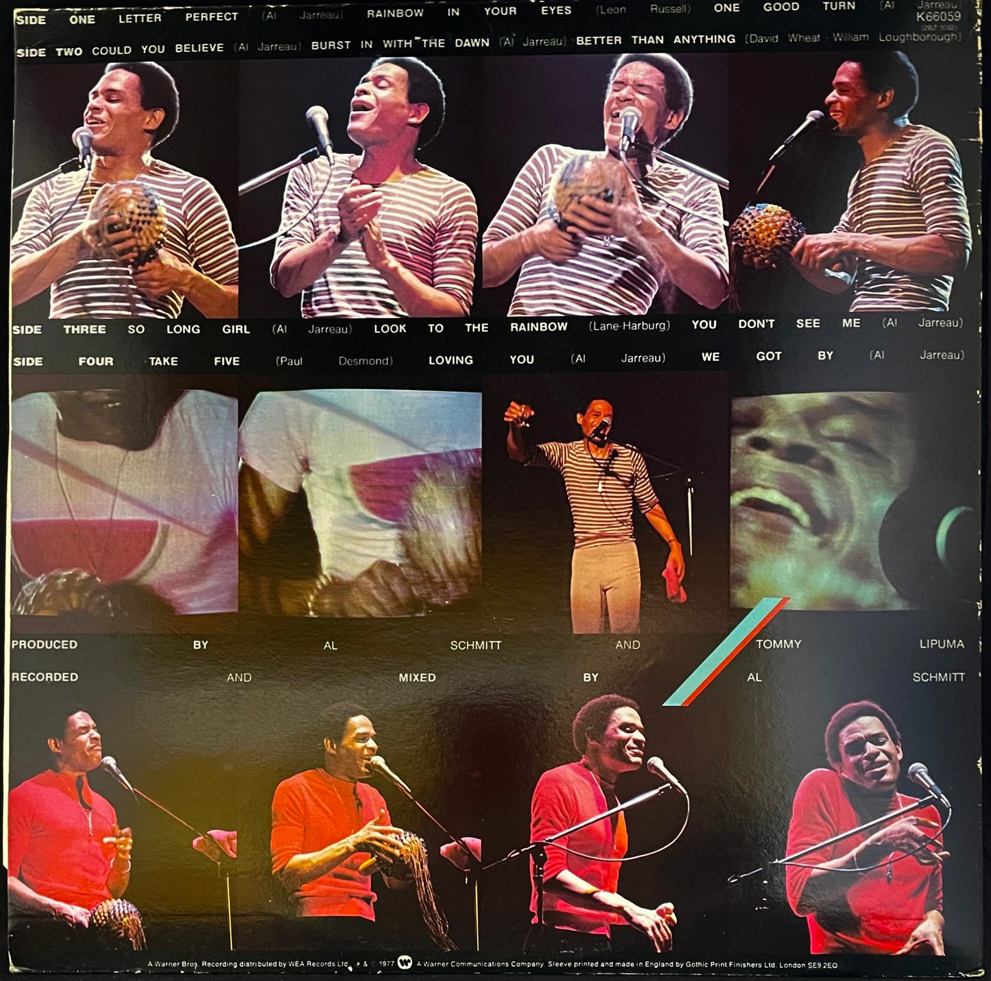 Al Jarreau – Look To The Rainbow - Live In Europe - USED Vinyl 2LP