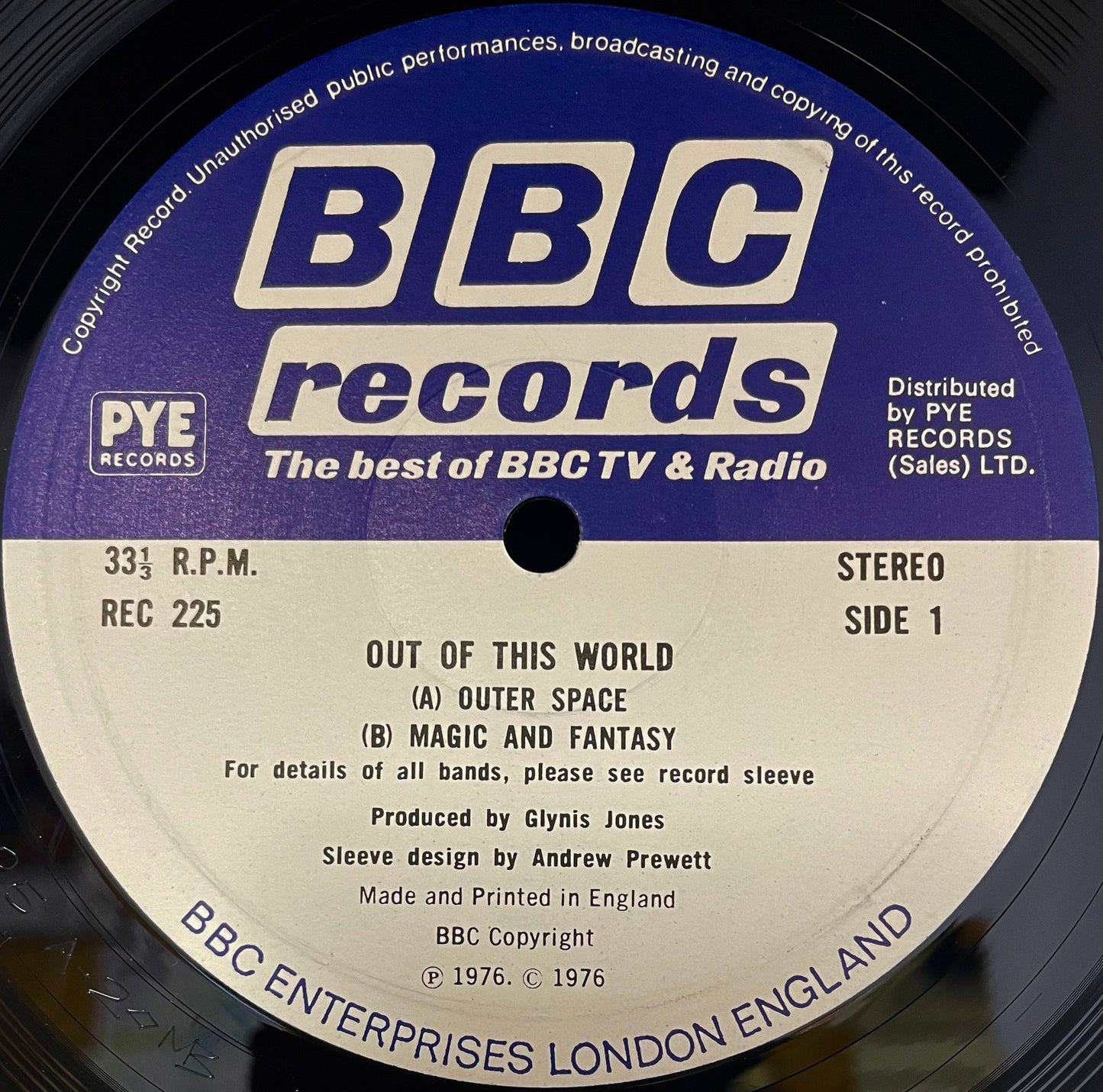 BBC Radiophonic Workshop – Out Of This World - Atmospheric Sounds And Effects From The BBC Radiophonic Workshop - USED Vinyl LP