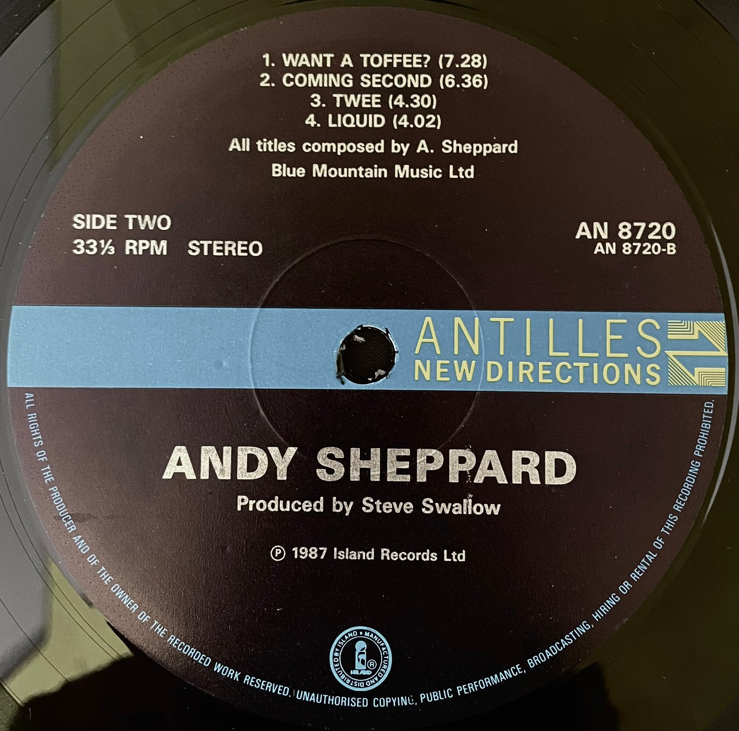 Andy Sheppard – Andy Sheppard - USED Vinyl LP