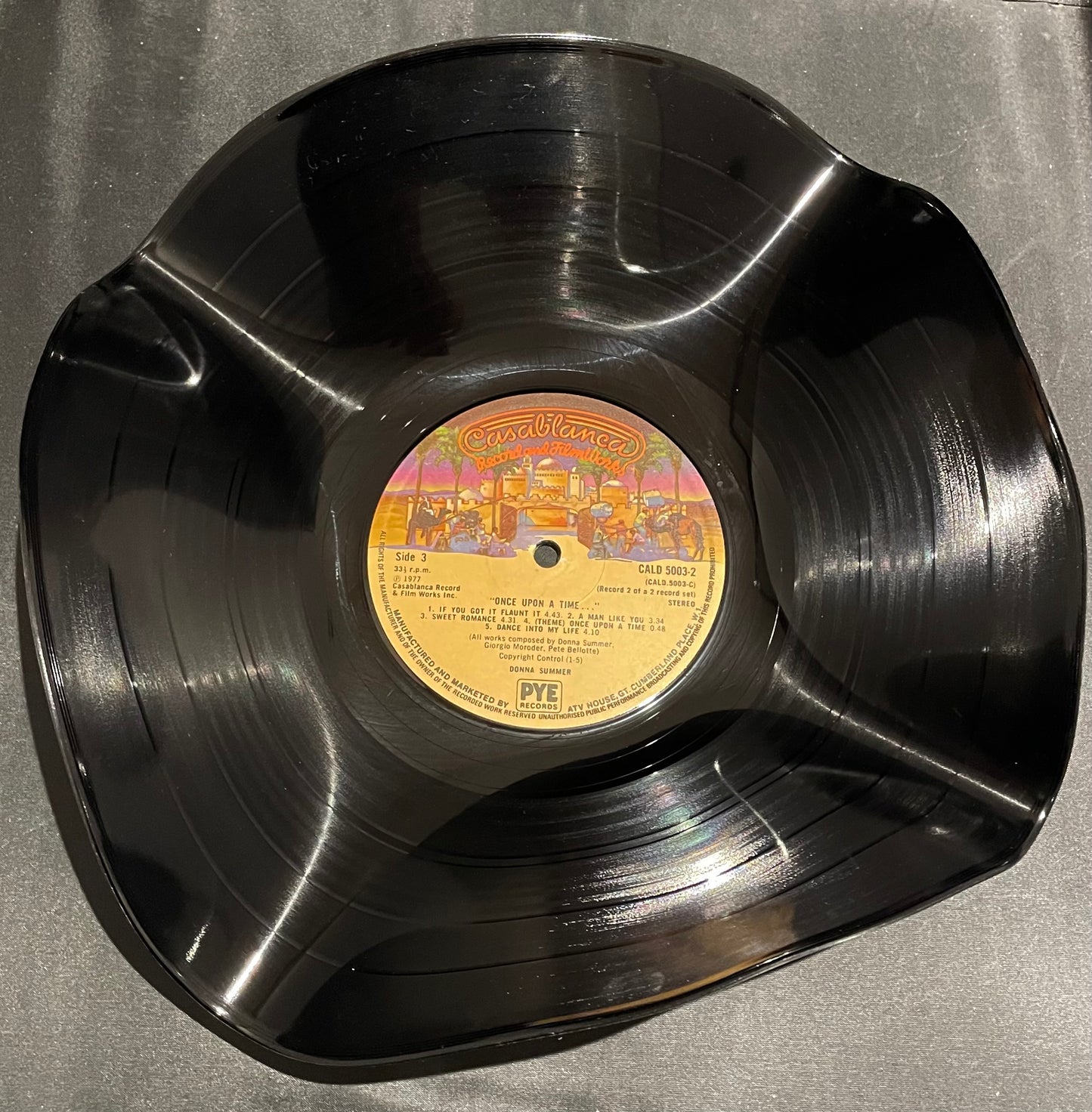 The 'Casablanca' 12" Vinyl Record Bowl