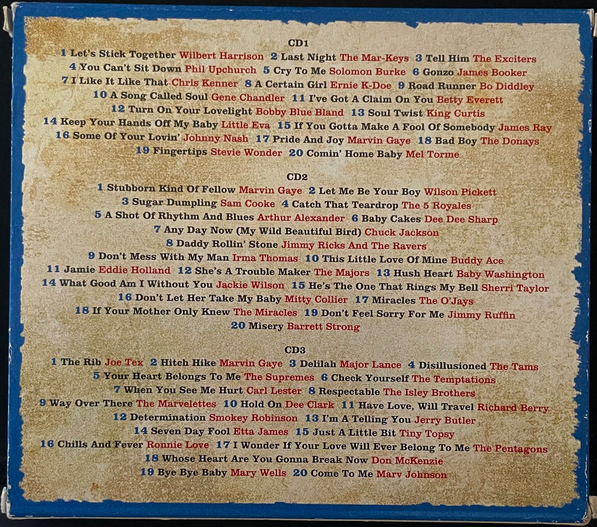 Various – A Stack Of Northern Soul - USED 3CD Box Set