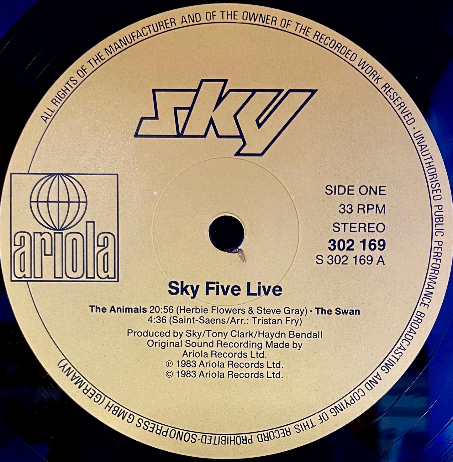 Sky – Sky Five Live - USED Vinyl 2LP