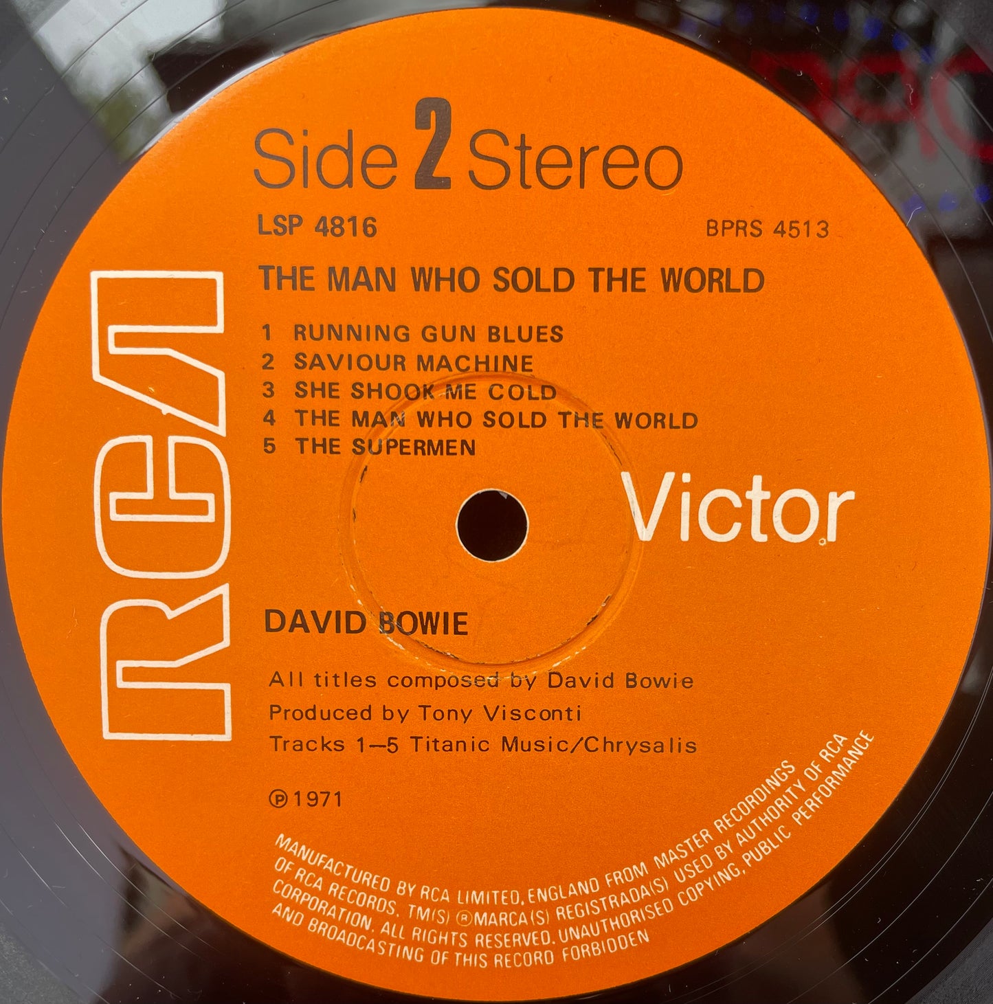 David Bowie – The Man Who Sold The World - USED Vinyl LP