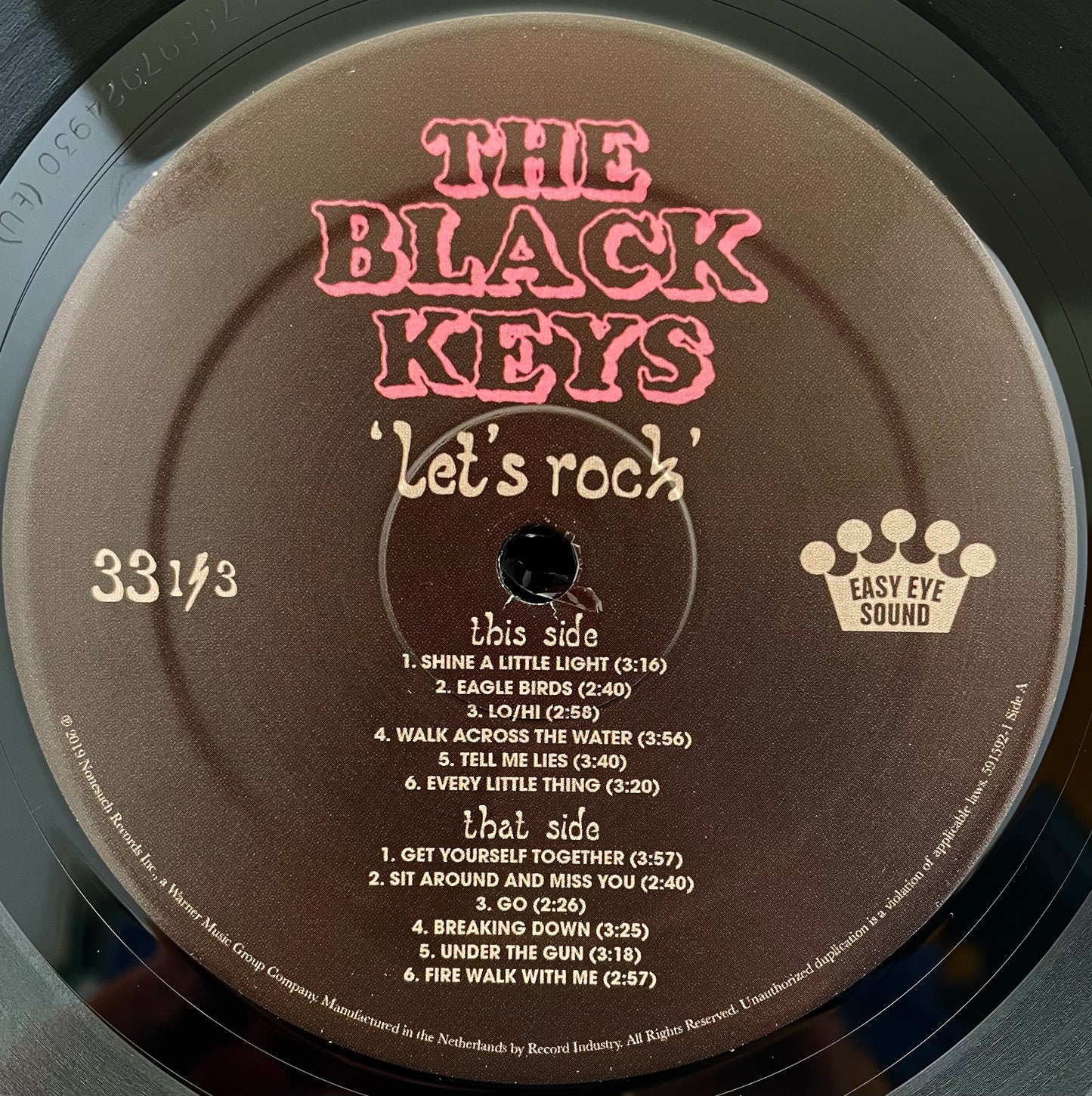 The Black Keys – Let's Rock – USED Vinyl LP - NO SLEEVE