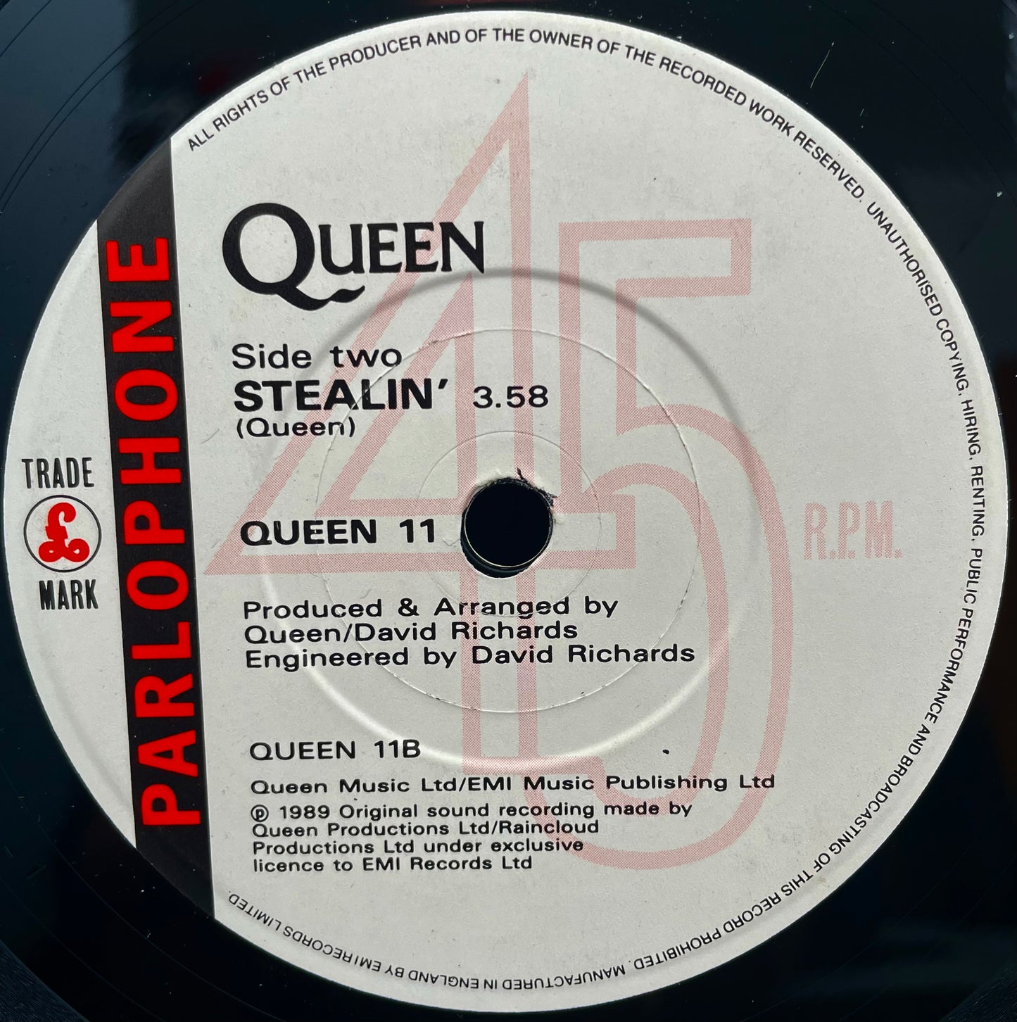 Queen ‎– Breakthru – USED Vinyl 7" Single