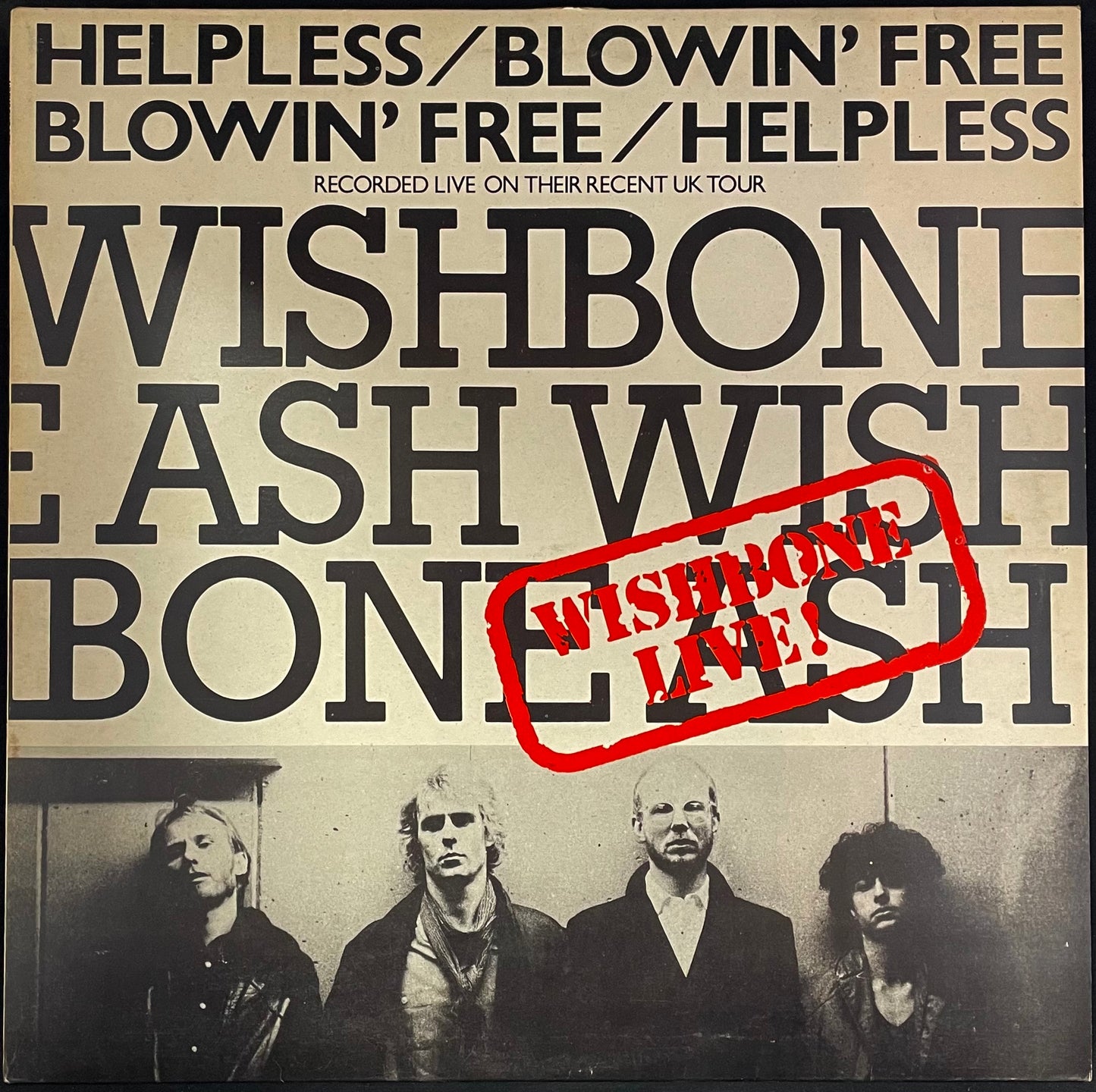 Wishbone Ash – Helpless / Blowin' Free - USED Vinyl 12" Single