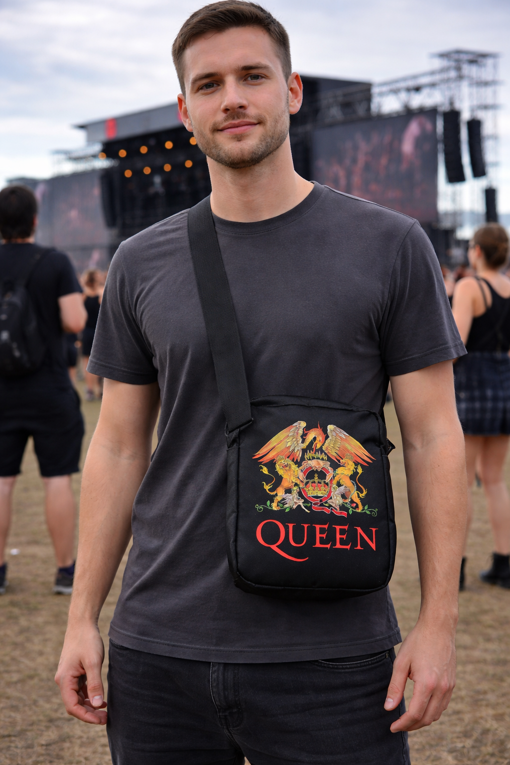 Rocksax Queen Crossbody Bag - Classic Crest
