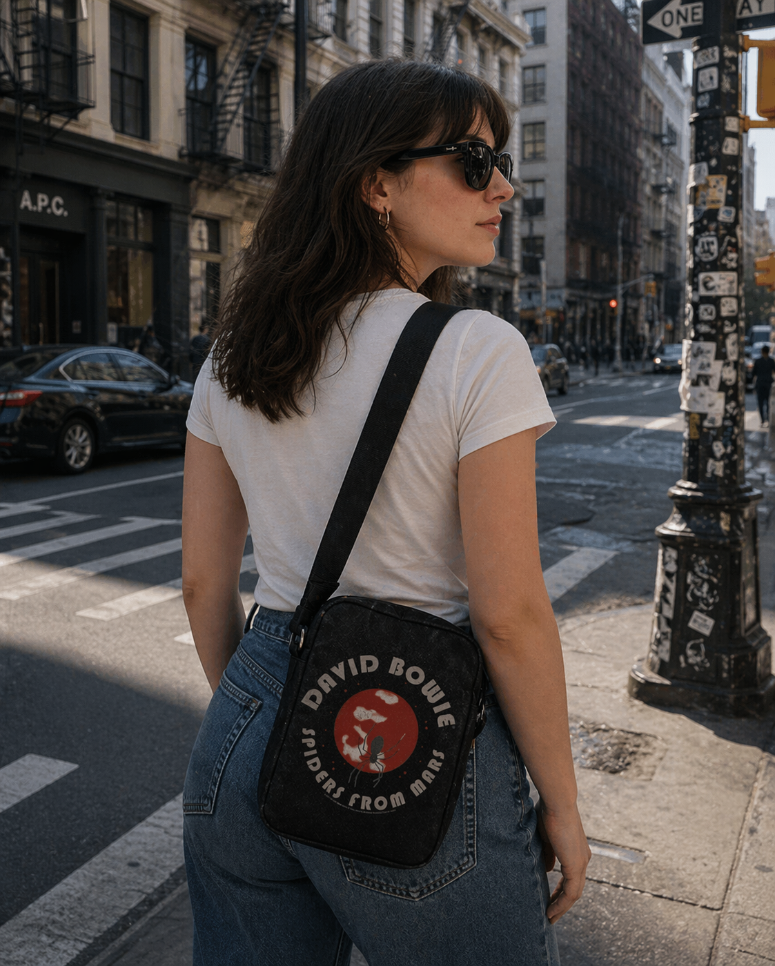 Rocksax David Bowie Crossbody Bag - Spiders From Mars