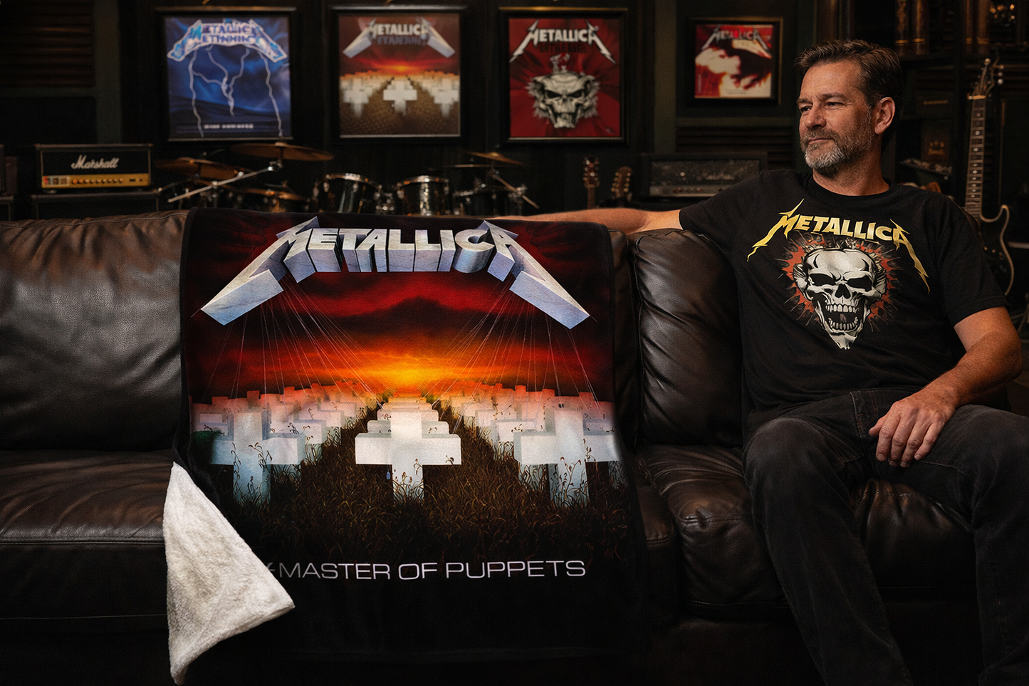 Rocksax Metallica  Blanket - Master of Puppets