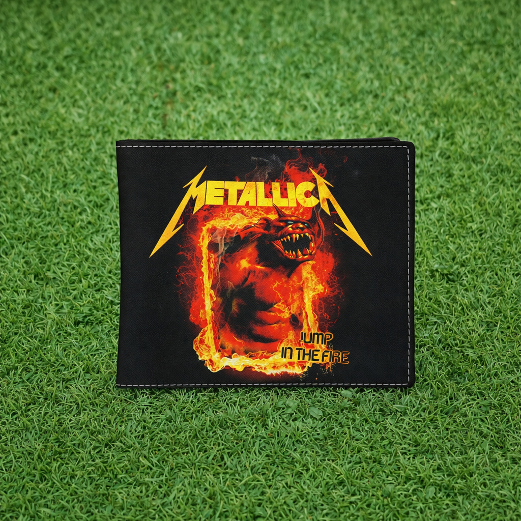Rocksax Metallica Wallet - Jump In The Fire