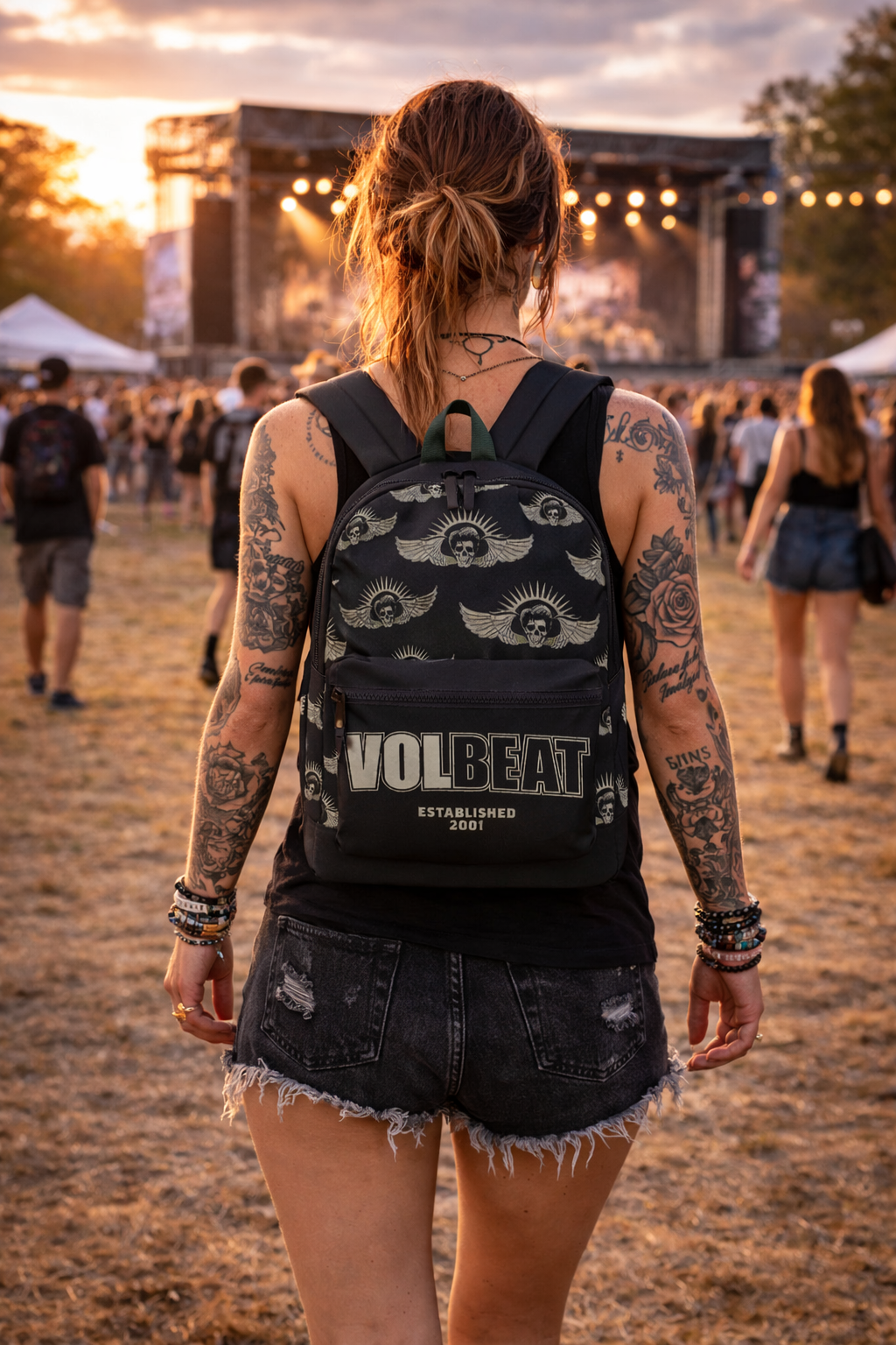 Rocksax Volbeat Backpack - Established All Over Print