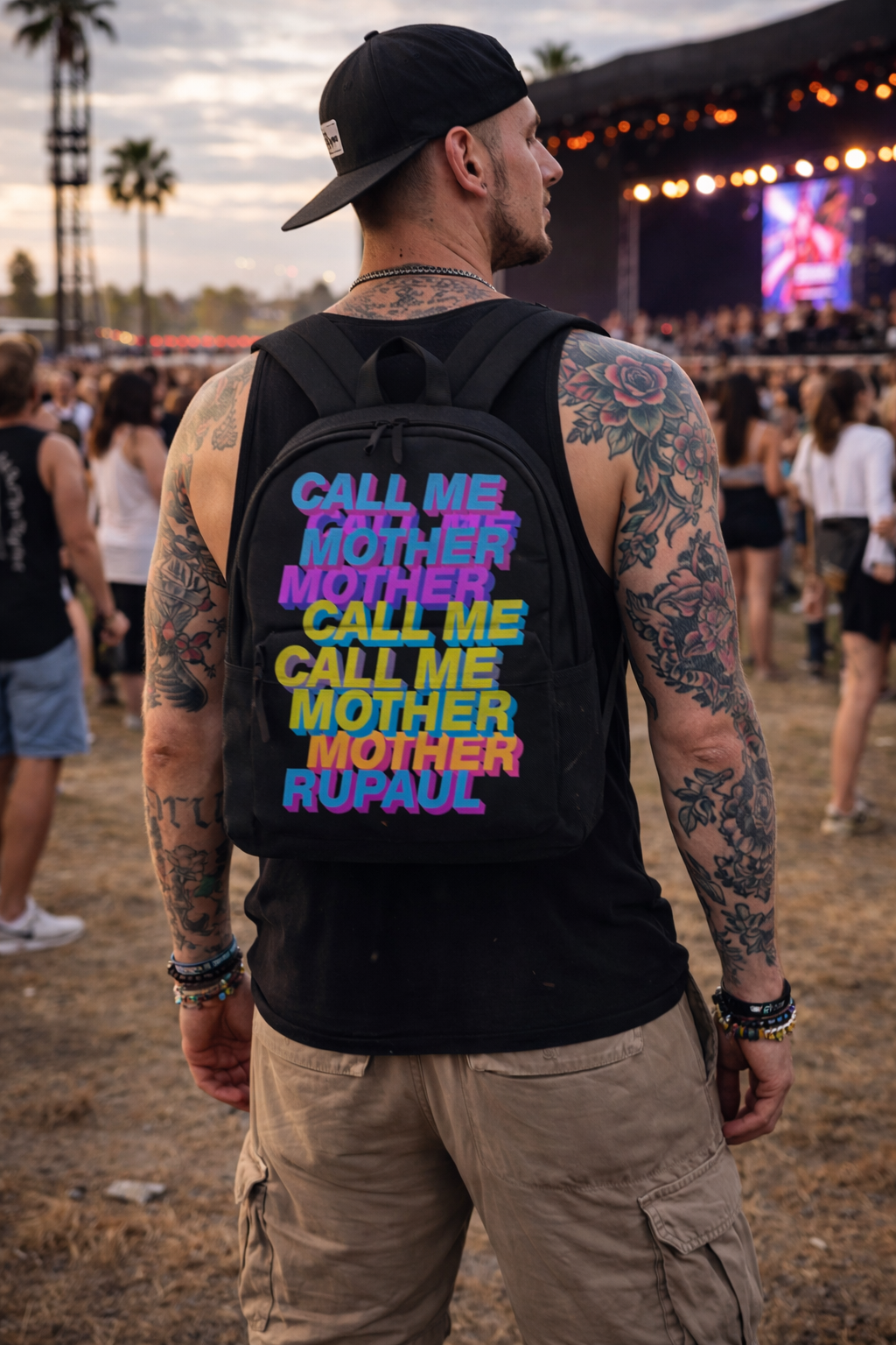 Rocksax RuPaul Backpack - Call Me Mother