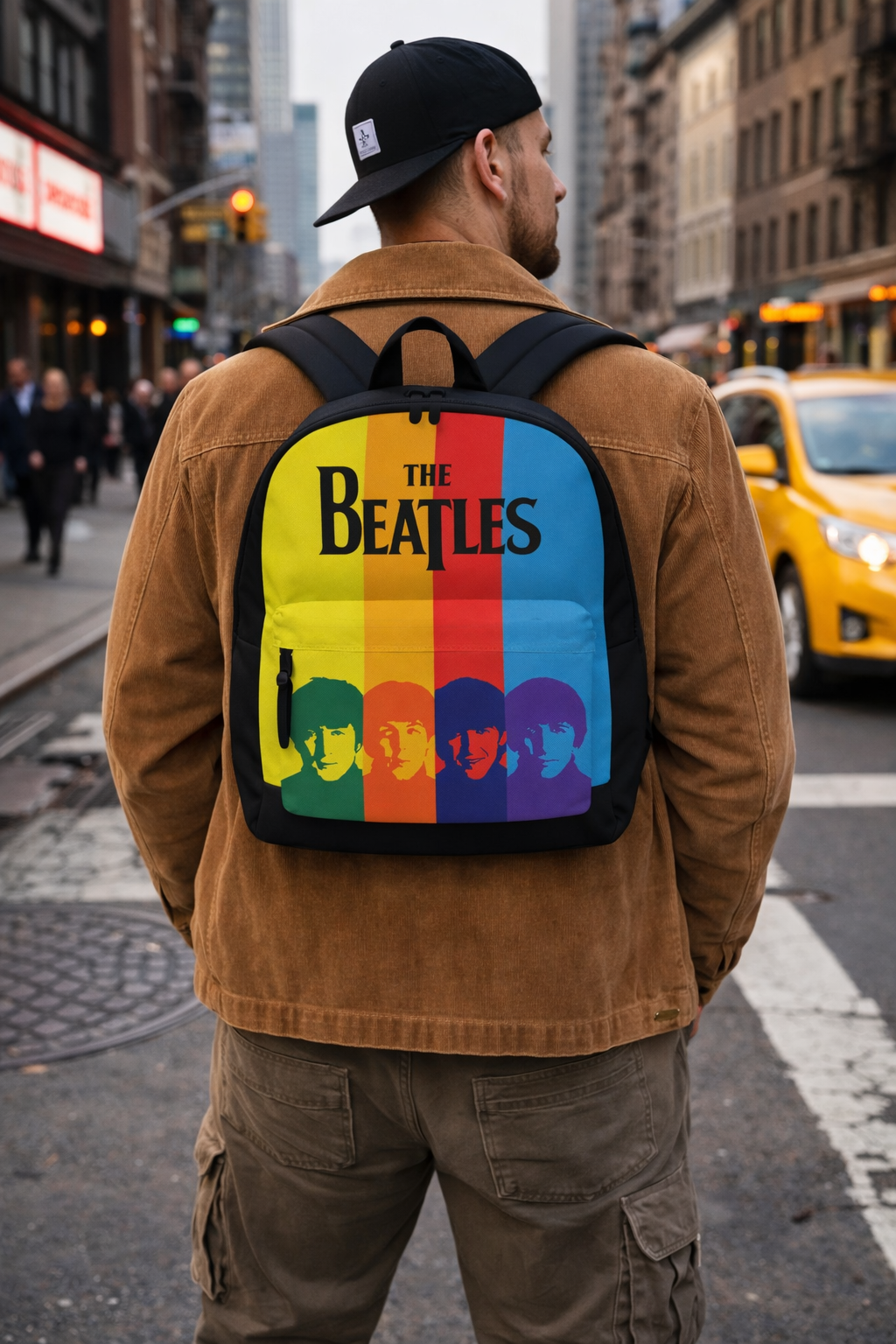 Rocksax The Beatles Backpack - Hard Days Night