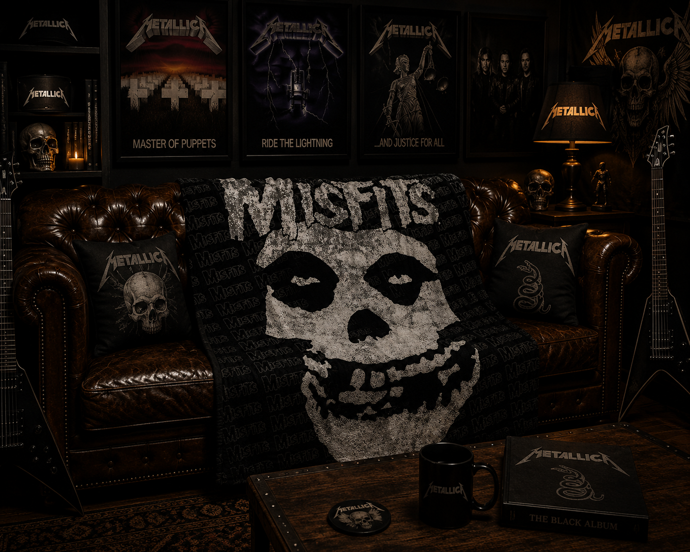 Rocksax Misfits  Blanket - Fiend