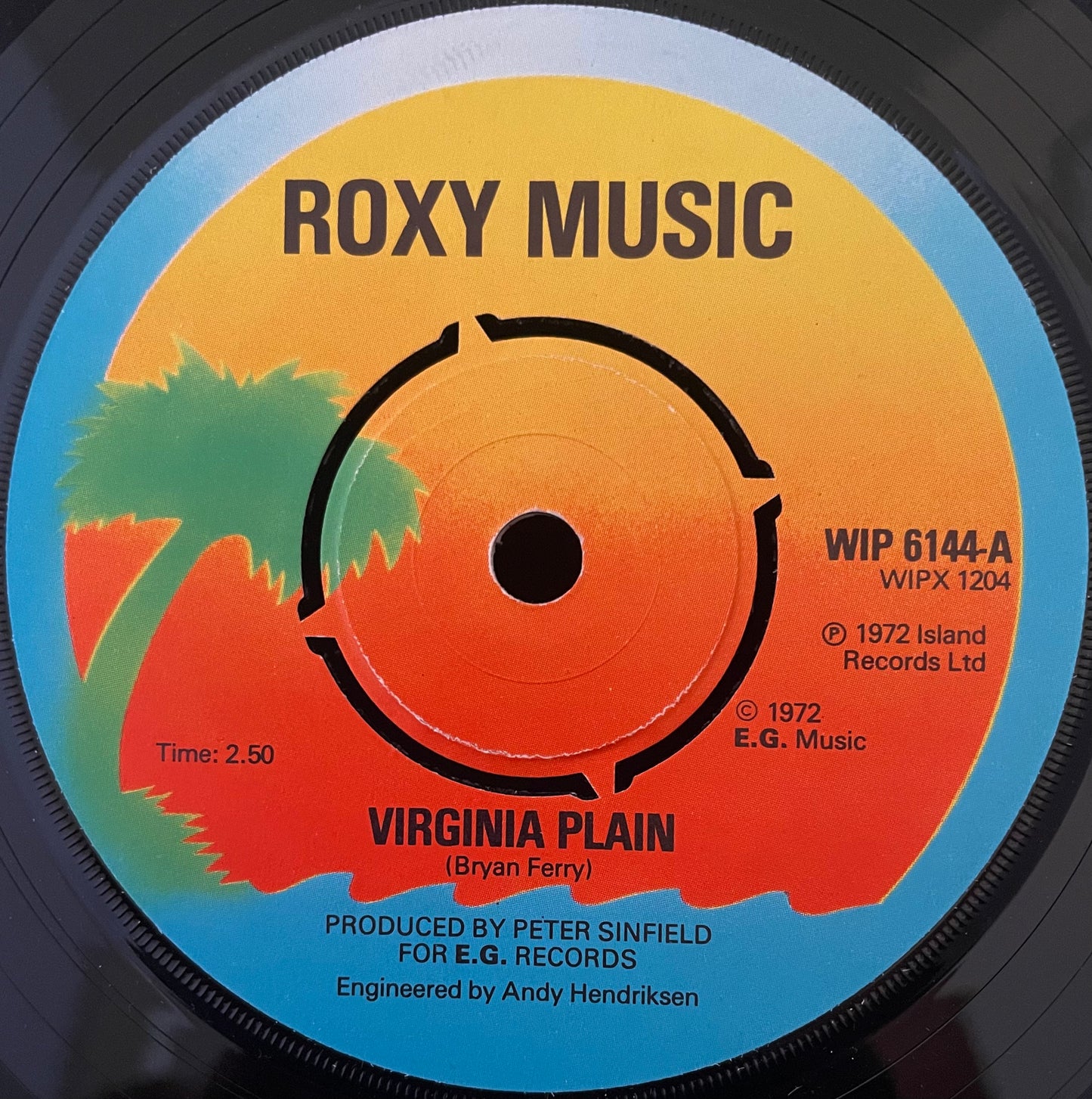 Roxy Music – Virginia Plain - USED Vinyl 7" Single