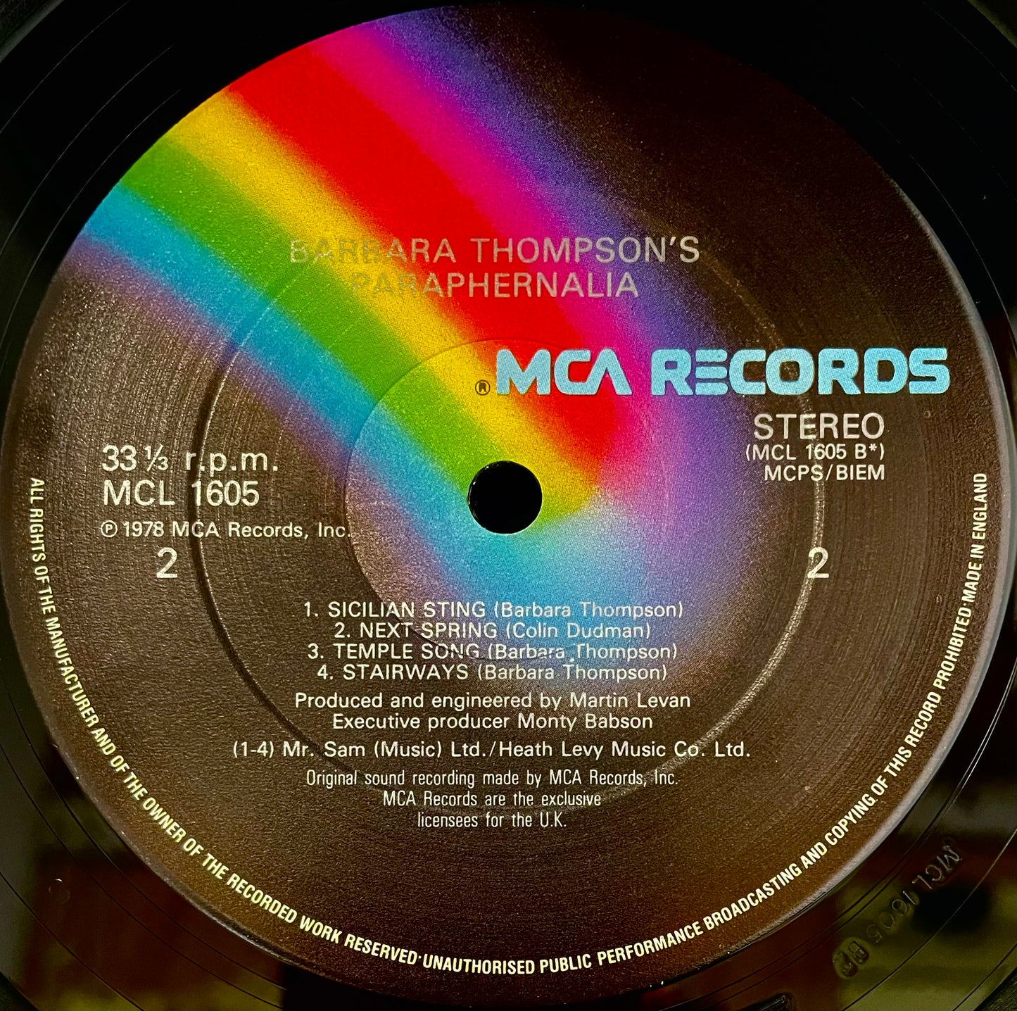 Barbara Thompson's Paraphernalia – Barbara Thompson's Paraphernalia - USED Vinyl LP