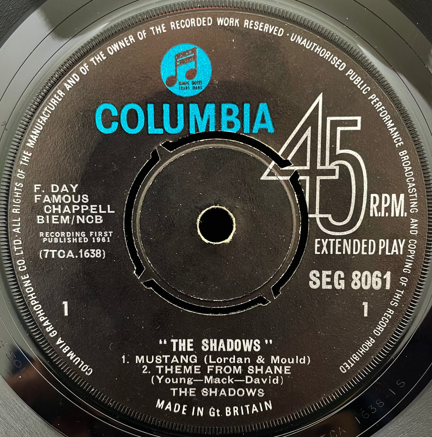 The Shadows – The Shadows – USED Vinyl 7" EP