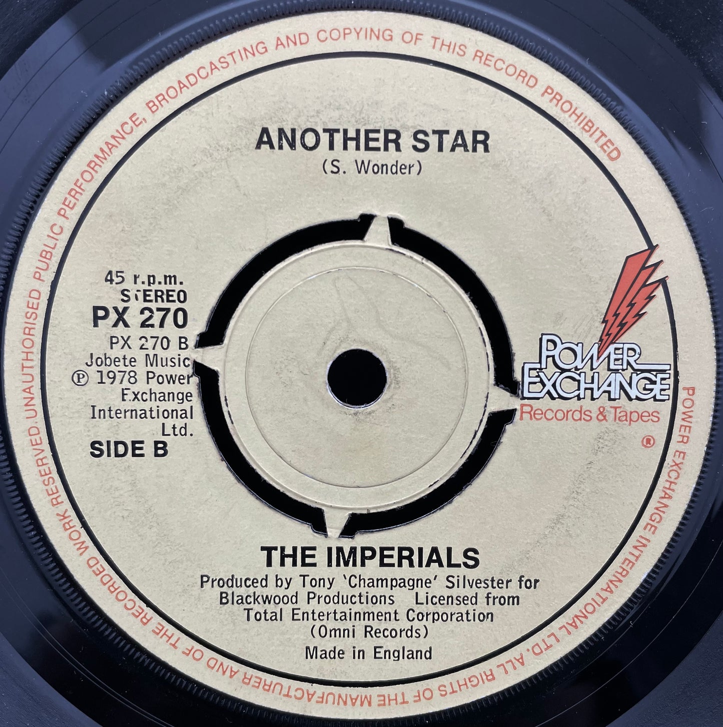 The Imperials – Where You Gonna Find Somebody Like Me – USED Vinyl 7" Single