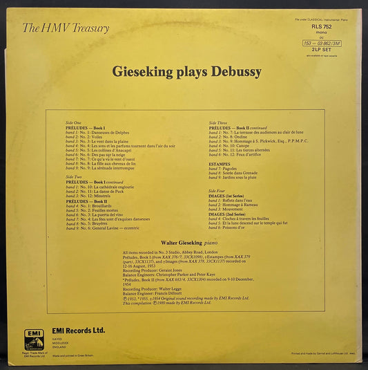 Debussy, Walter Gieseking – Préludes, Estampes, Images – GEBRAUCHTES Vinyl 2LP MONO