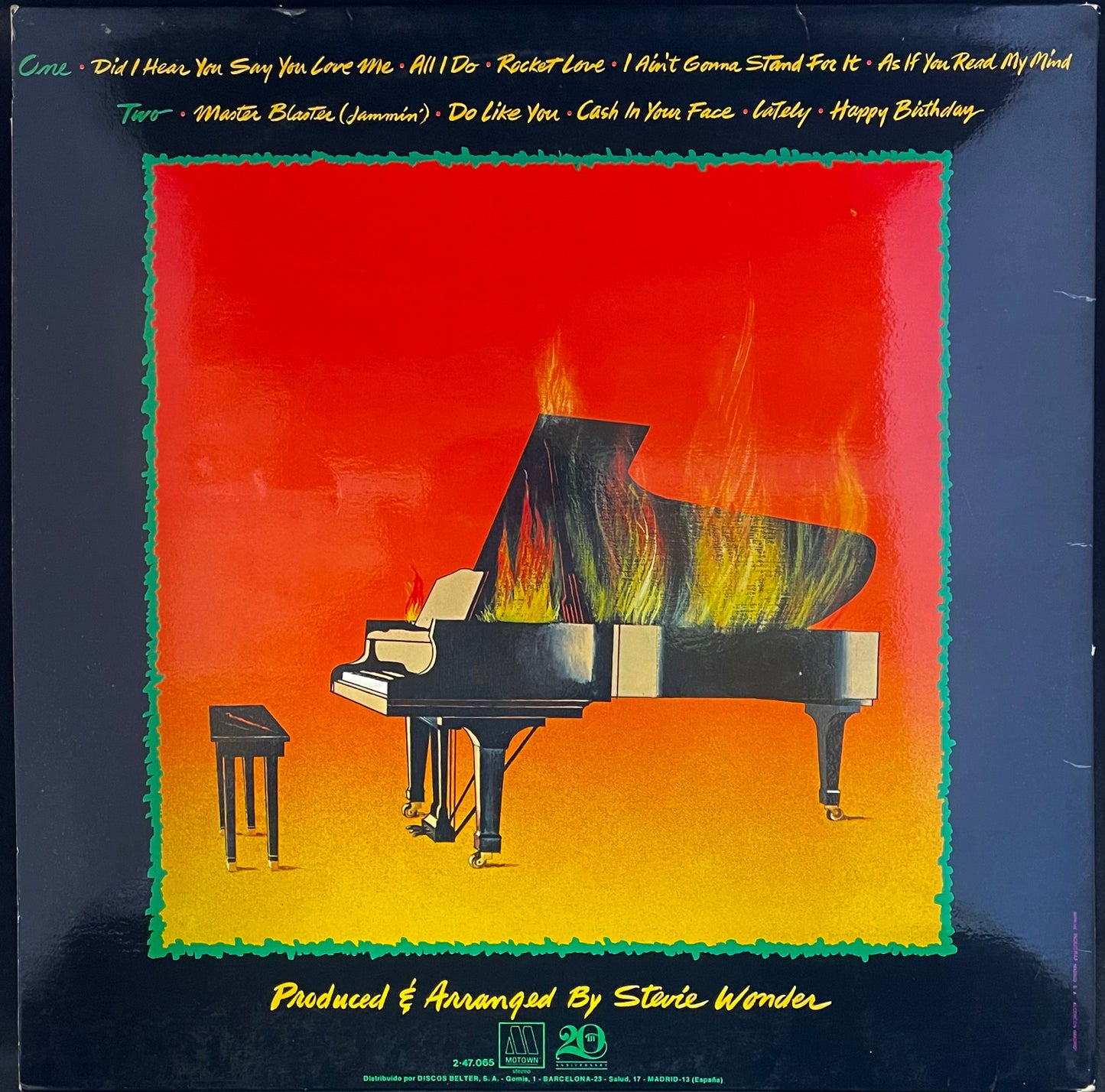 Stevie Wonder – Hotter Than July - USED Vinyl LP