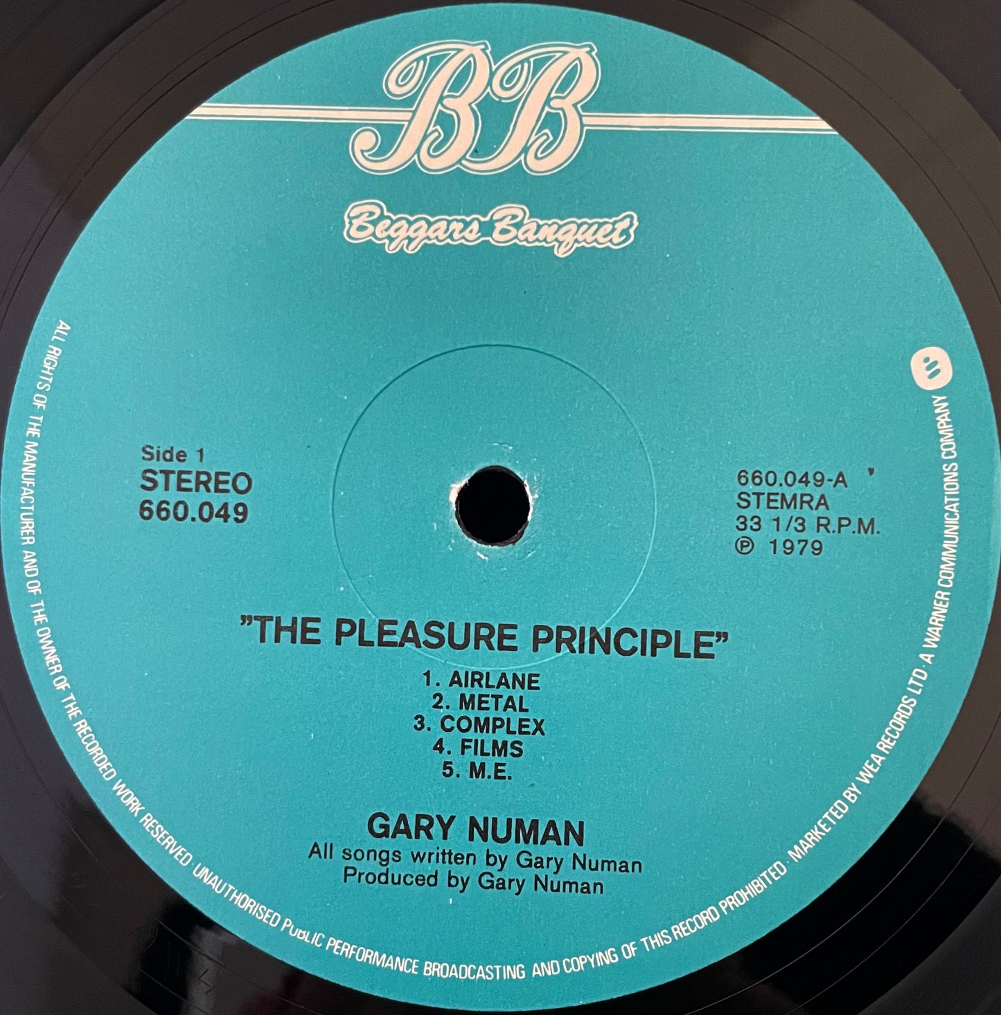 Gary Numan – The Pleasure Principle- USED Vinyl LP