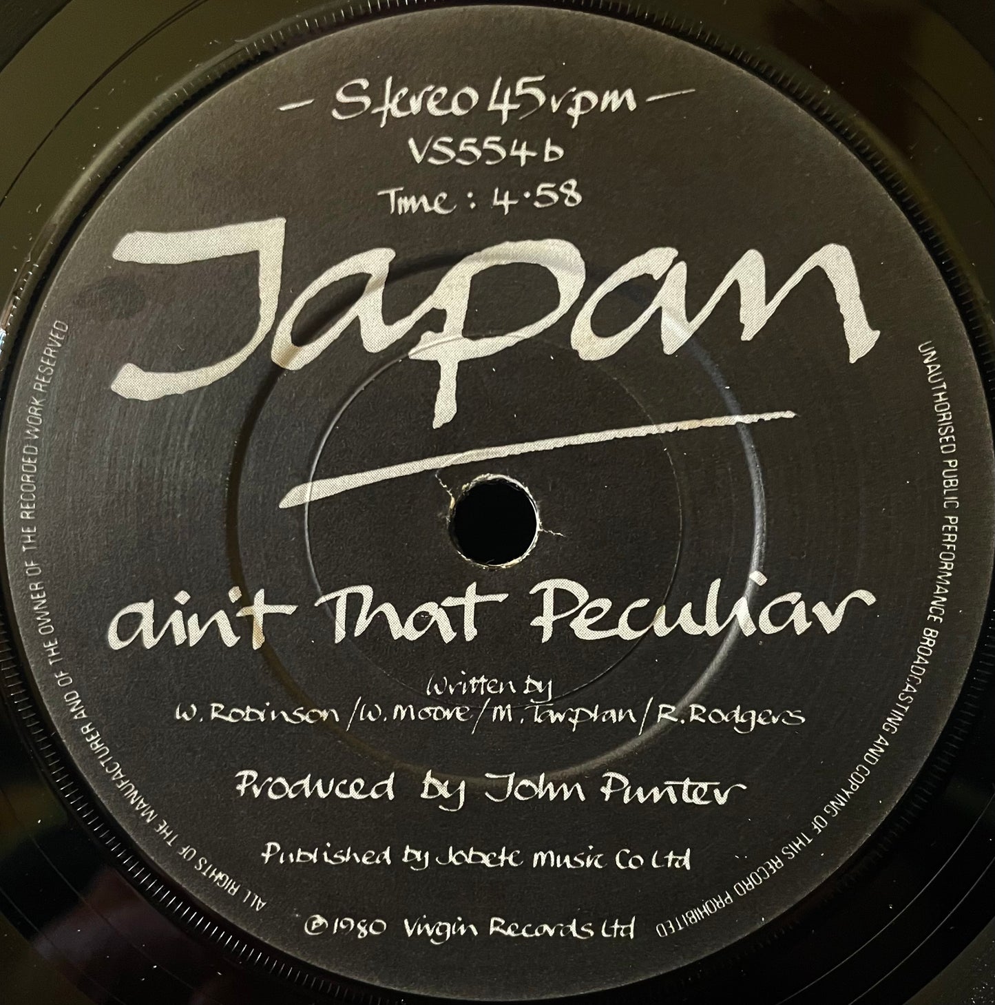 Japan– Nightporter - USED Vinyl 7" Single