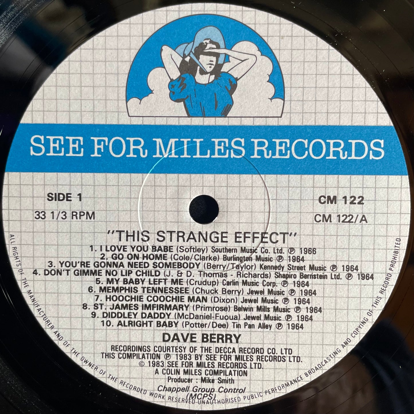 Dave Berry – This Strange Effect - USED Vinyl LP - SIGNED