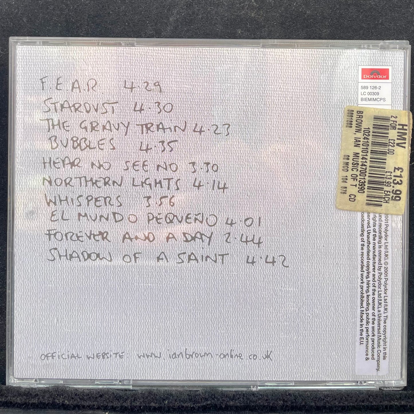 Ian Brown – Music Of The Spheres - USED Special Edition CD