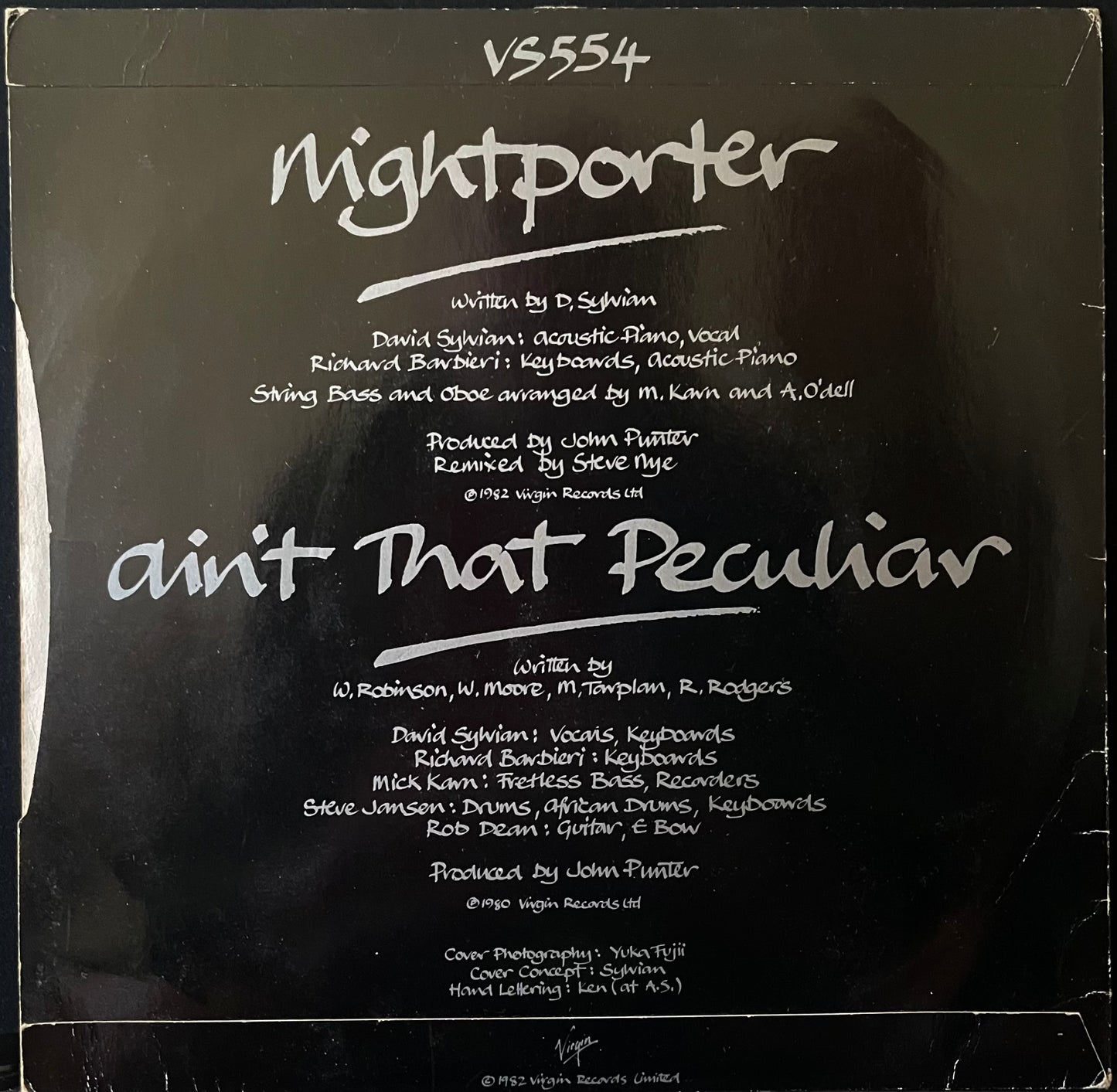 Japan– Nightporter - USED Vinyl 7" Single