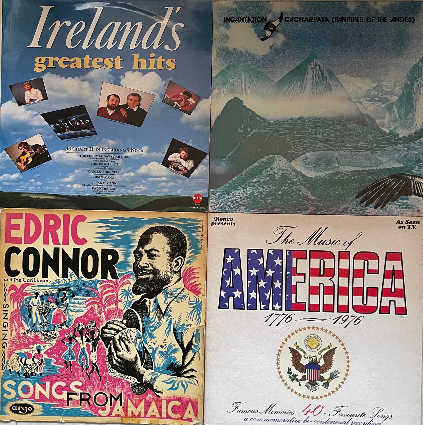 Vinyl Record Job Lot 20 x 12" - Around the World at 33RPM