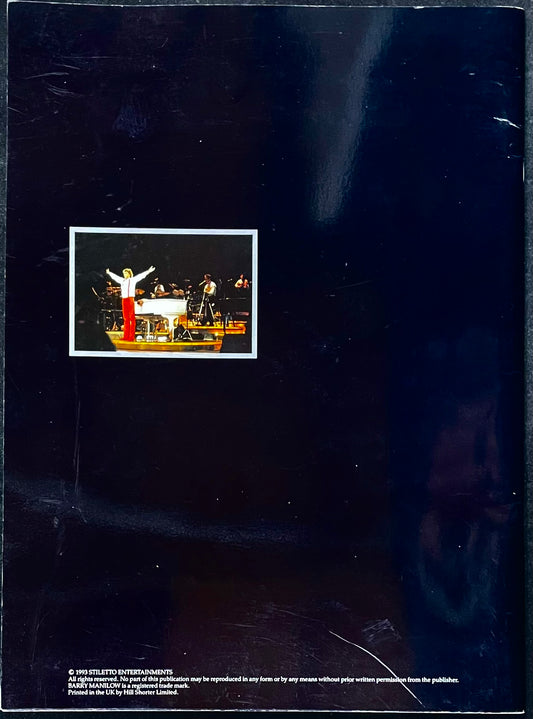 Barry Manilow - The Greatest Hits…and then some! 1992- 1993 Tour Programme